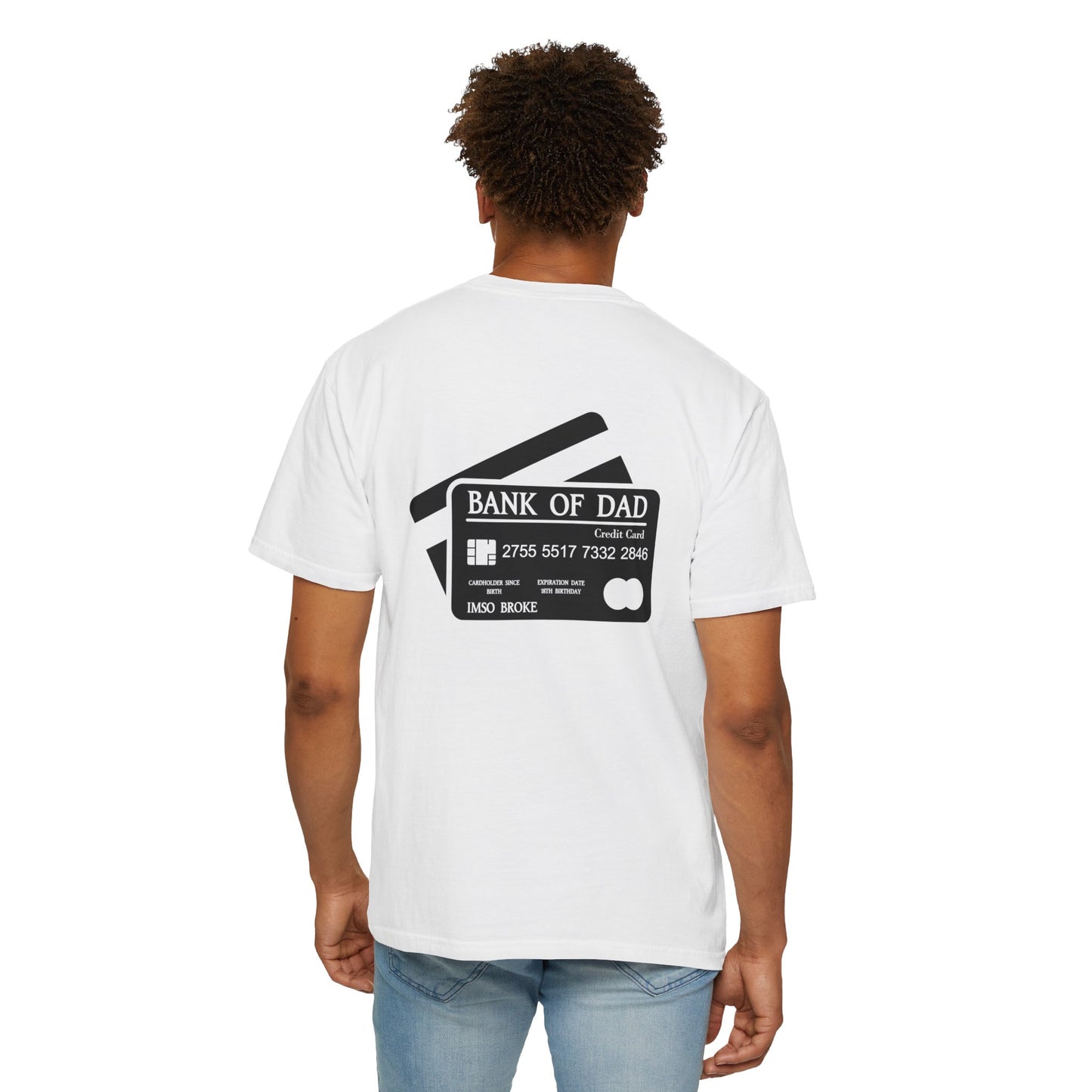 Funny Fathers Day Unisex T-Shirt - "Bank of Dad" Design