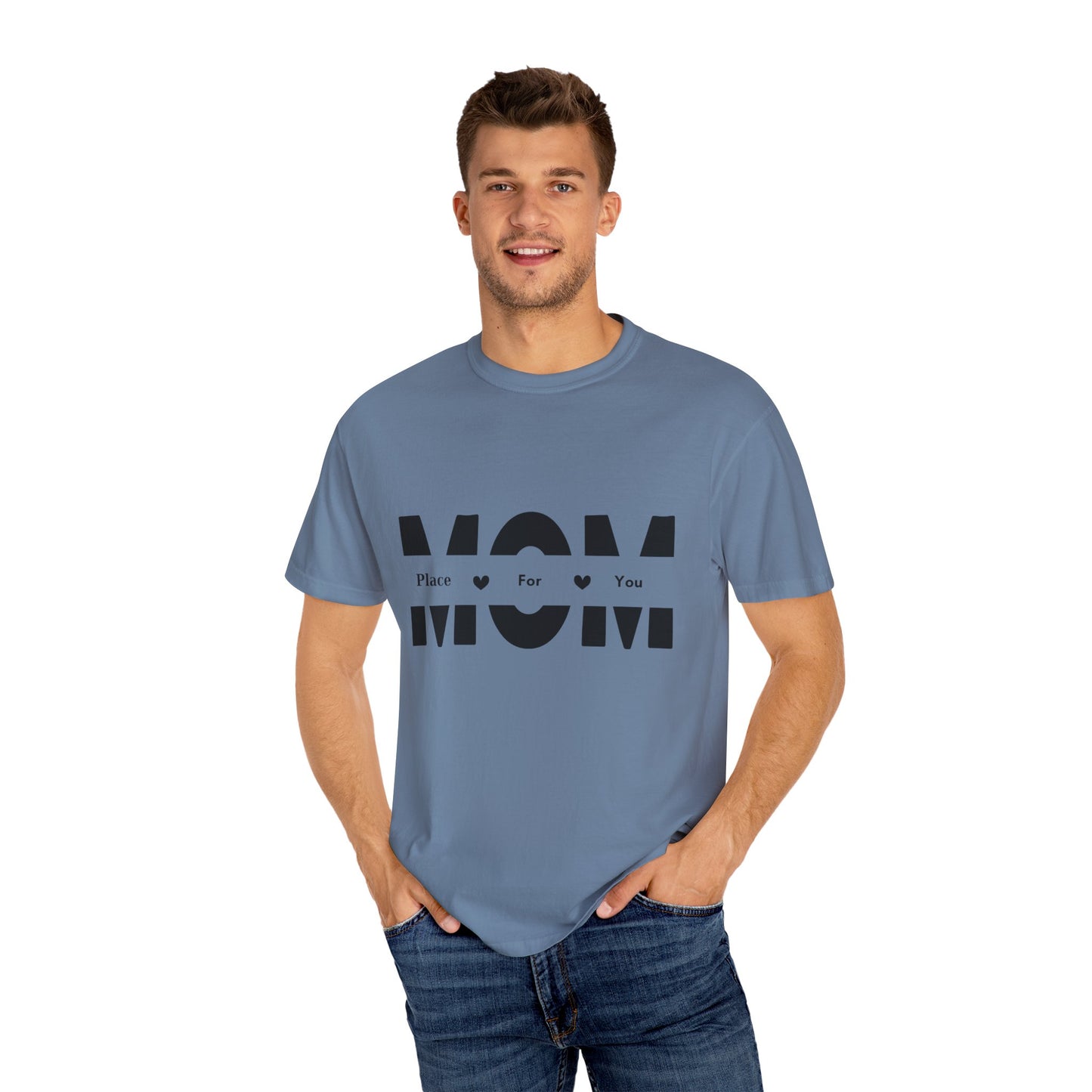 Heartfelt MOM Unisex Garment-Dyed T-Shirt - Perfect Gift for Mother's Day