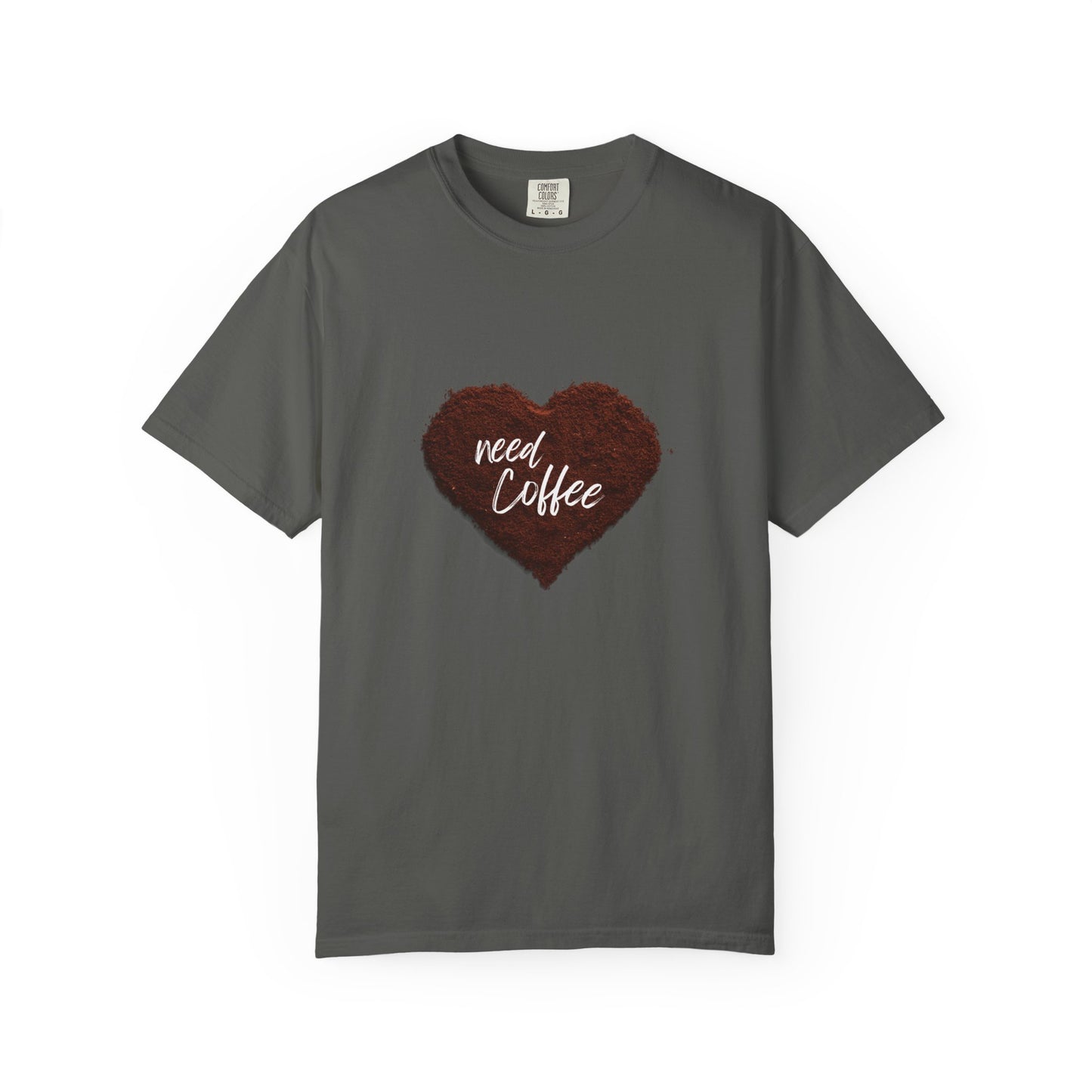 Casual Coffee Lover T-shirt - "Need Coffee" Design