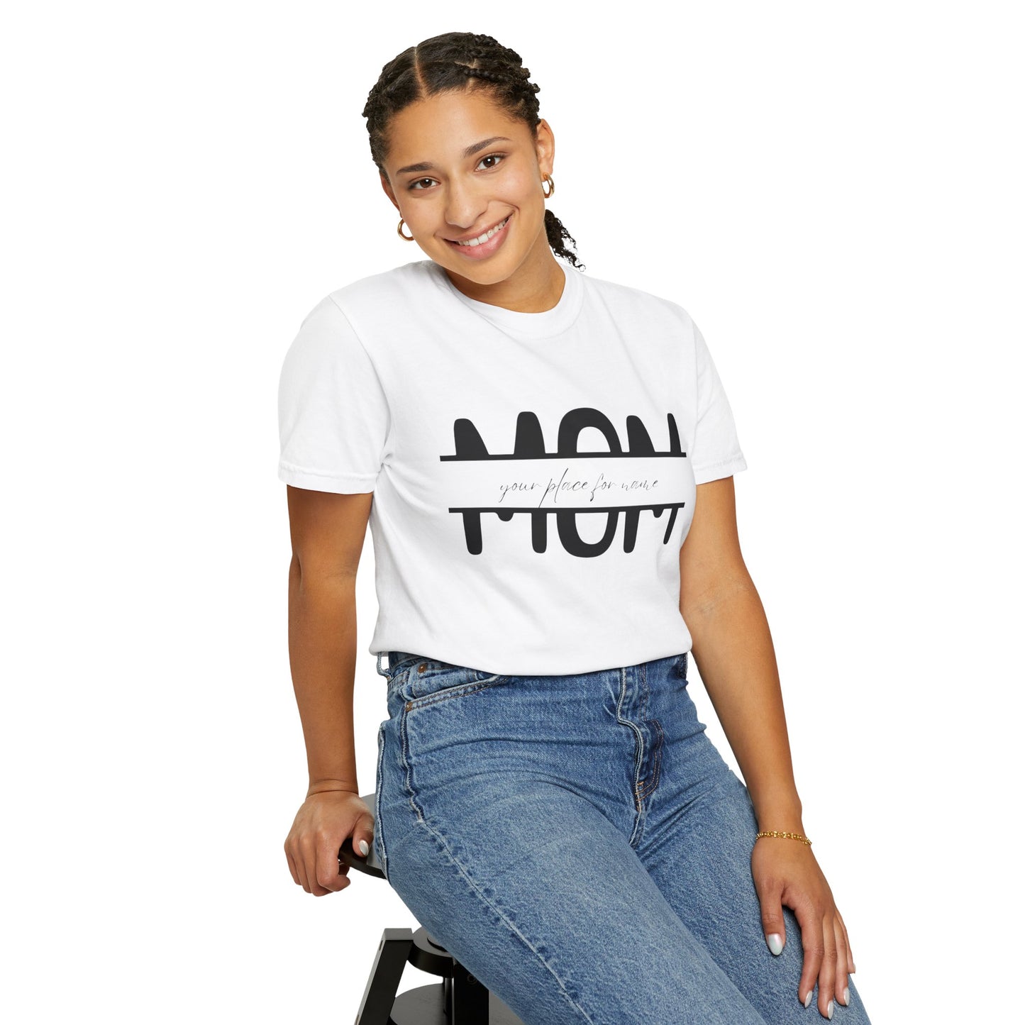 Garment-Dyed Mothers Day T-Shirt - Personalization Option