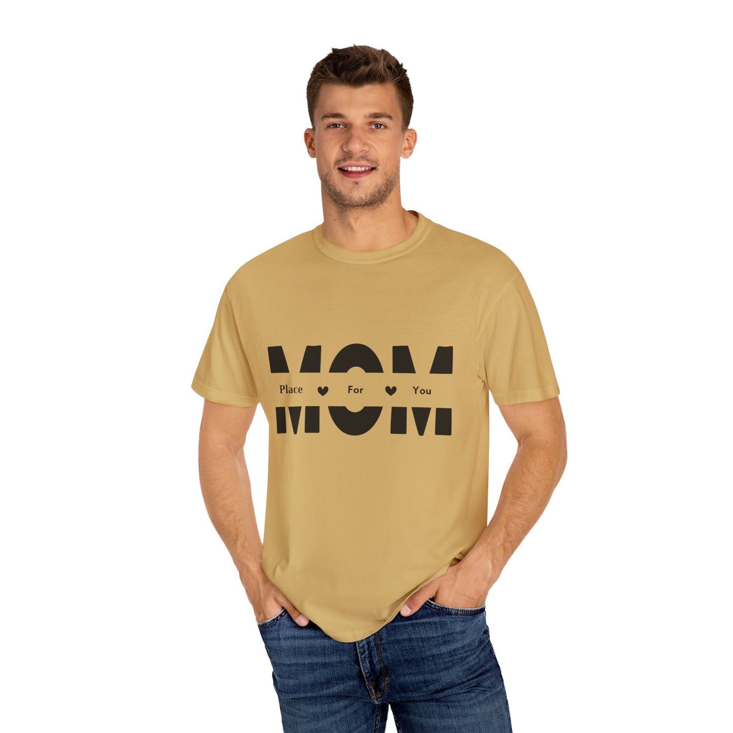 Heartfelt MOM Unisex Garment-Dyed T-Shirt - Perfect Gift for Mother's Day