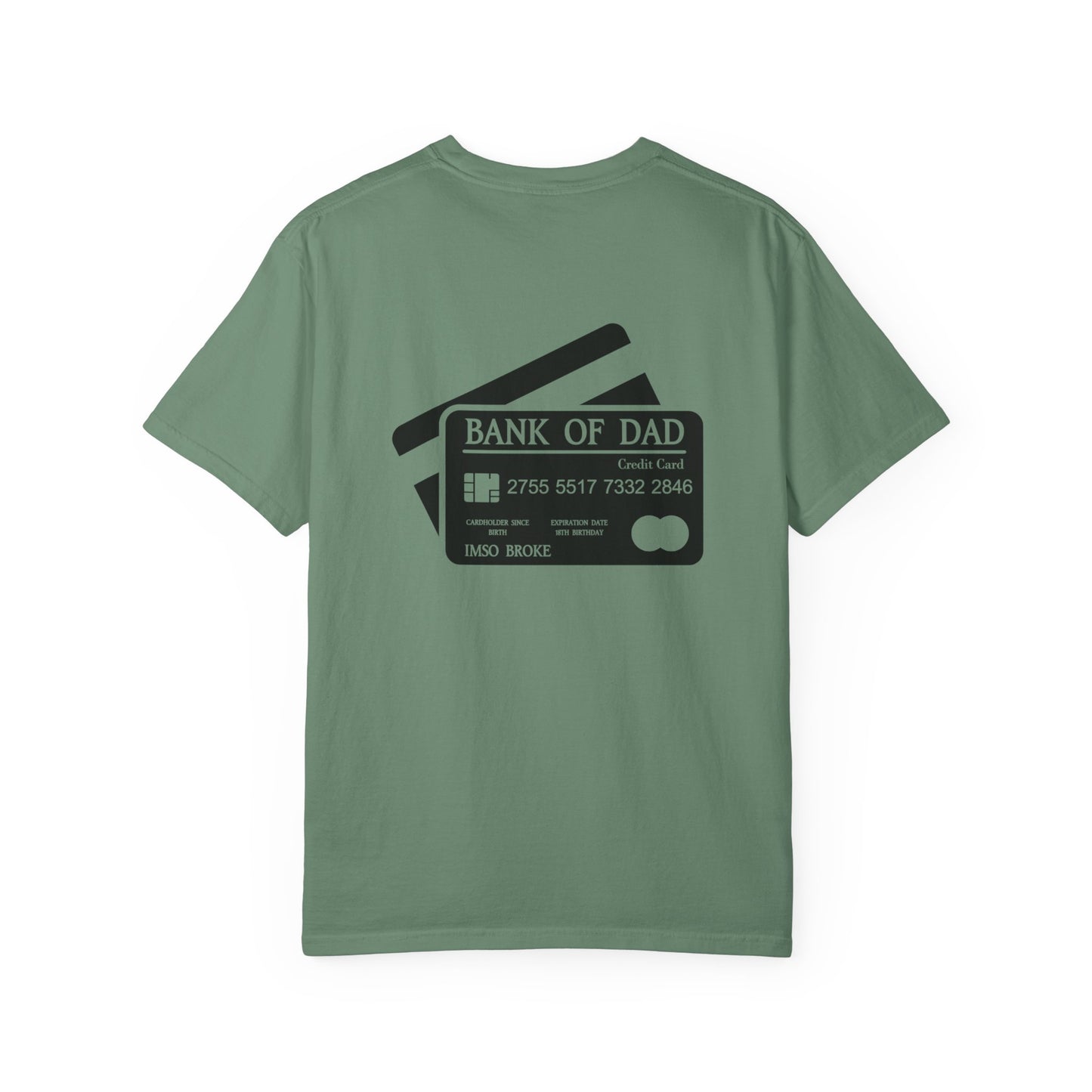 Funny Fathers Day Unisex T-Shirt - "Bank of Dad" Design