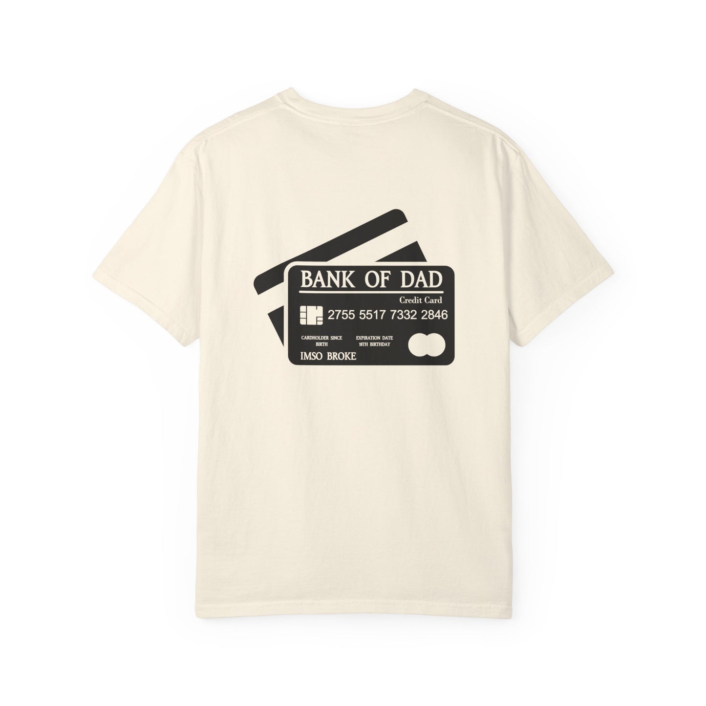 Funny Fathers Day Unisex T-Shirt - "Bank of Dad" Design