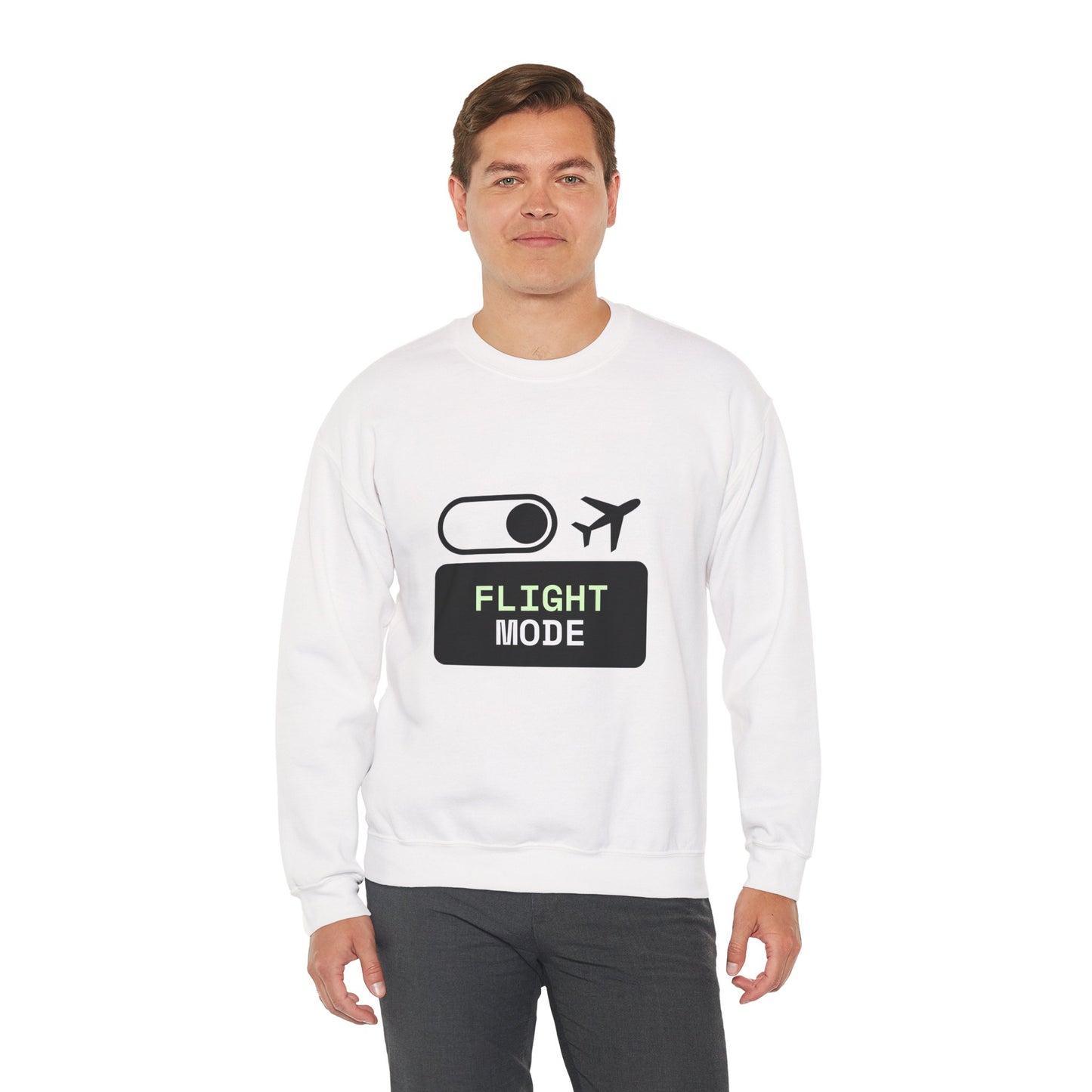 Flight Mode Crewneck Sweatshirt - Unisex Heavy Blend™