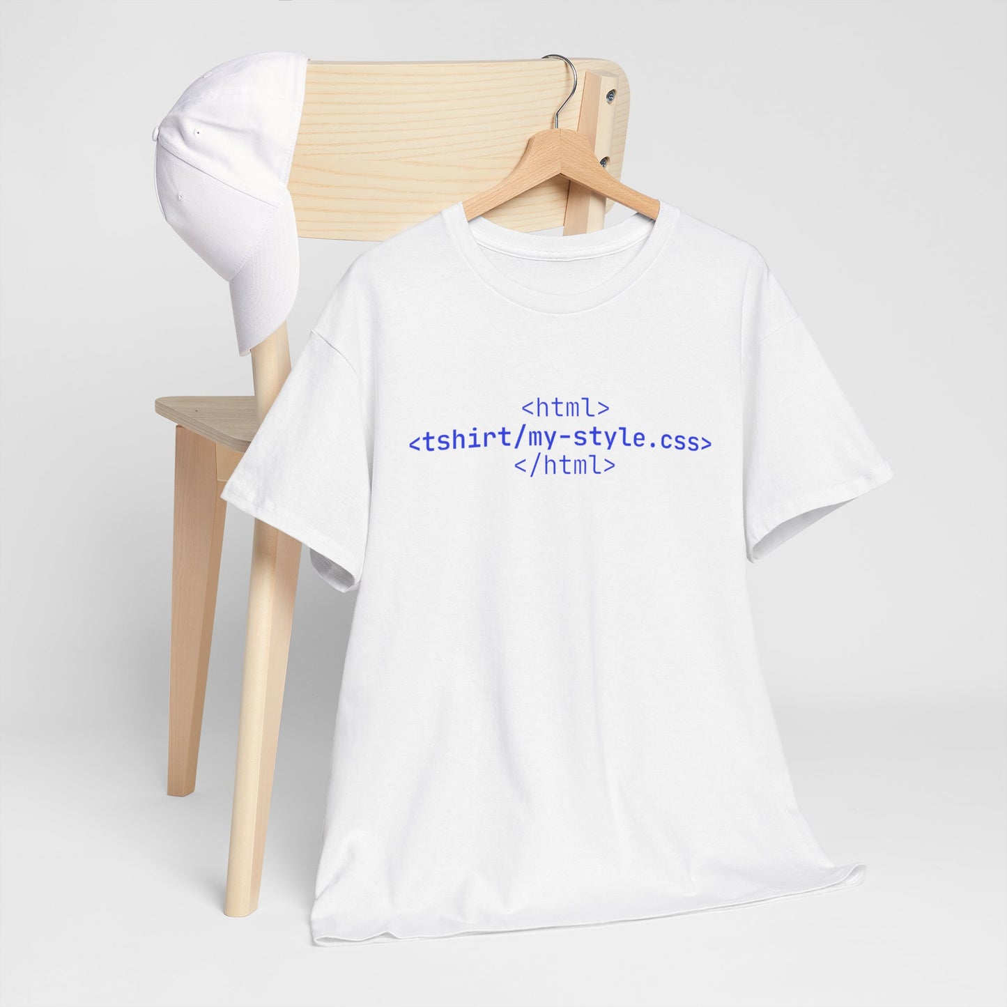HTML Code Unisex Heavy Cotton Tee for Tech Lovers