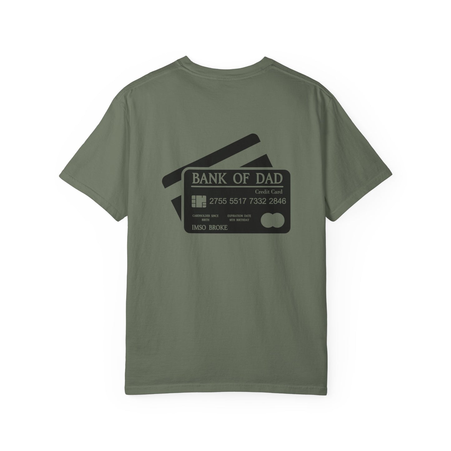 Funny Fathers Day Unisex T-Shirt - "Bank of Dad" Design