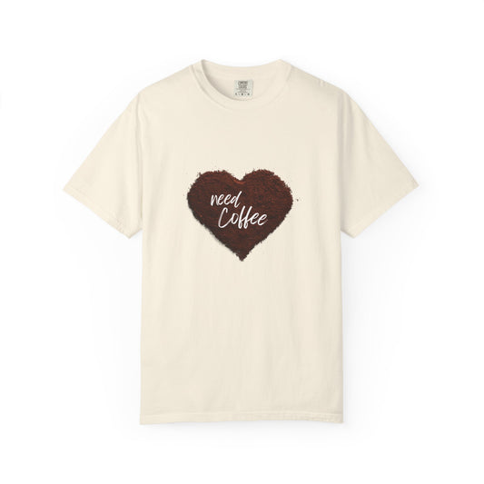 Casual Coffee Lover T-shirt - "Need Coffee" Design
