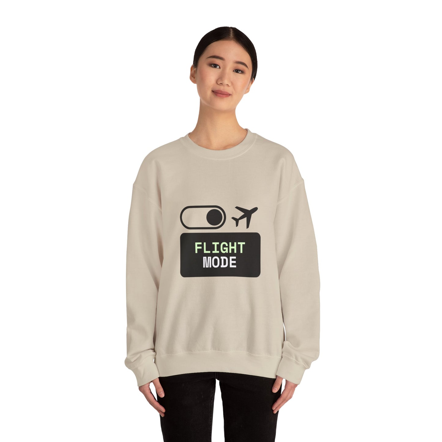 Flight Mode Crewneck Sweatshirt - Unisex Heavy Blend™