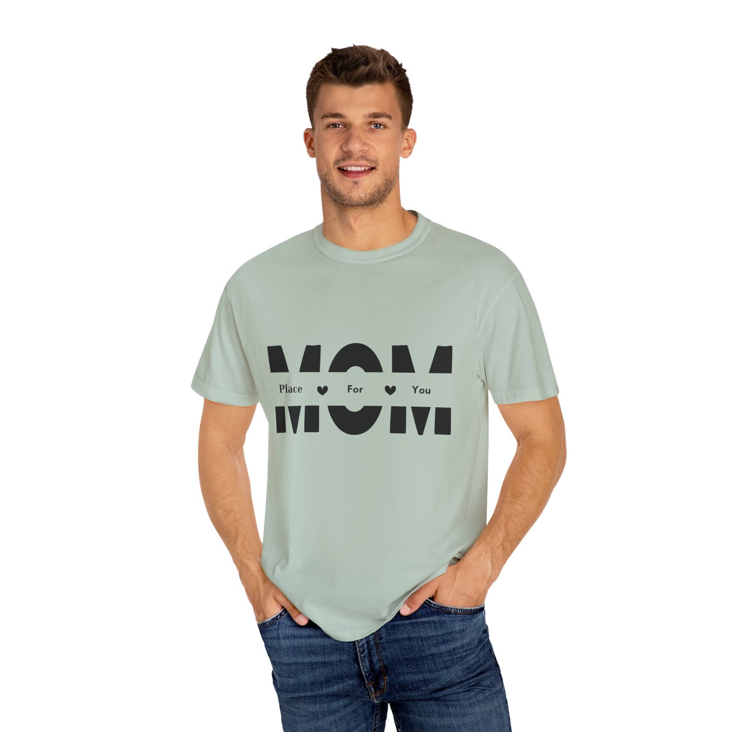 Heartfelt MOM Unisex Garment-Dyed T-Shirt - Perfect Gift for Mother's Day