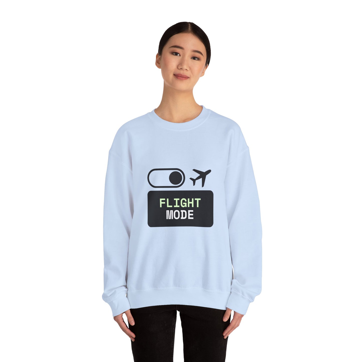 Flight Mode Crewneck Sweatshirt - Unisex Heavy Blend™