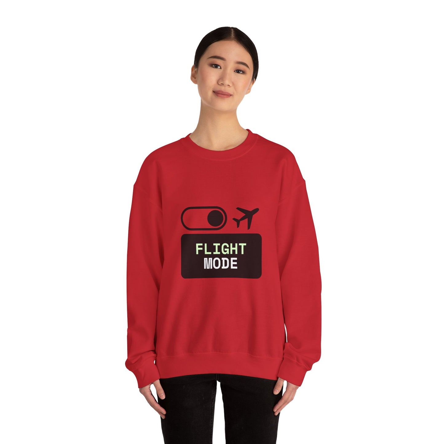 Flight Mode Crewneck Sweatshirt - Unisex Heavy Blend™