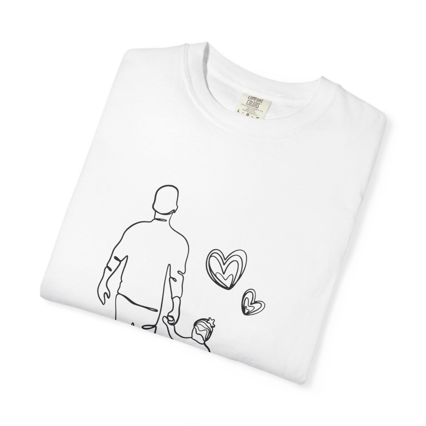 Personalized Fathers Day T-Shirt - Customizable for Dad and Child