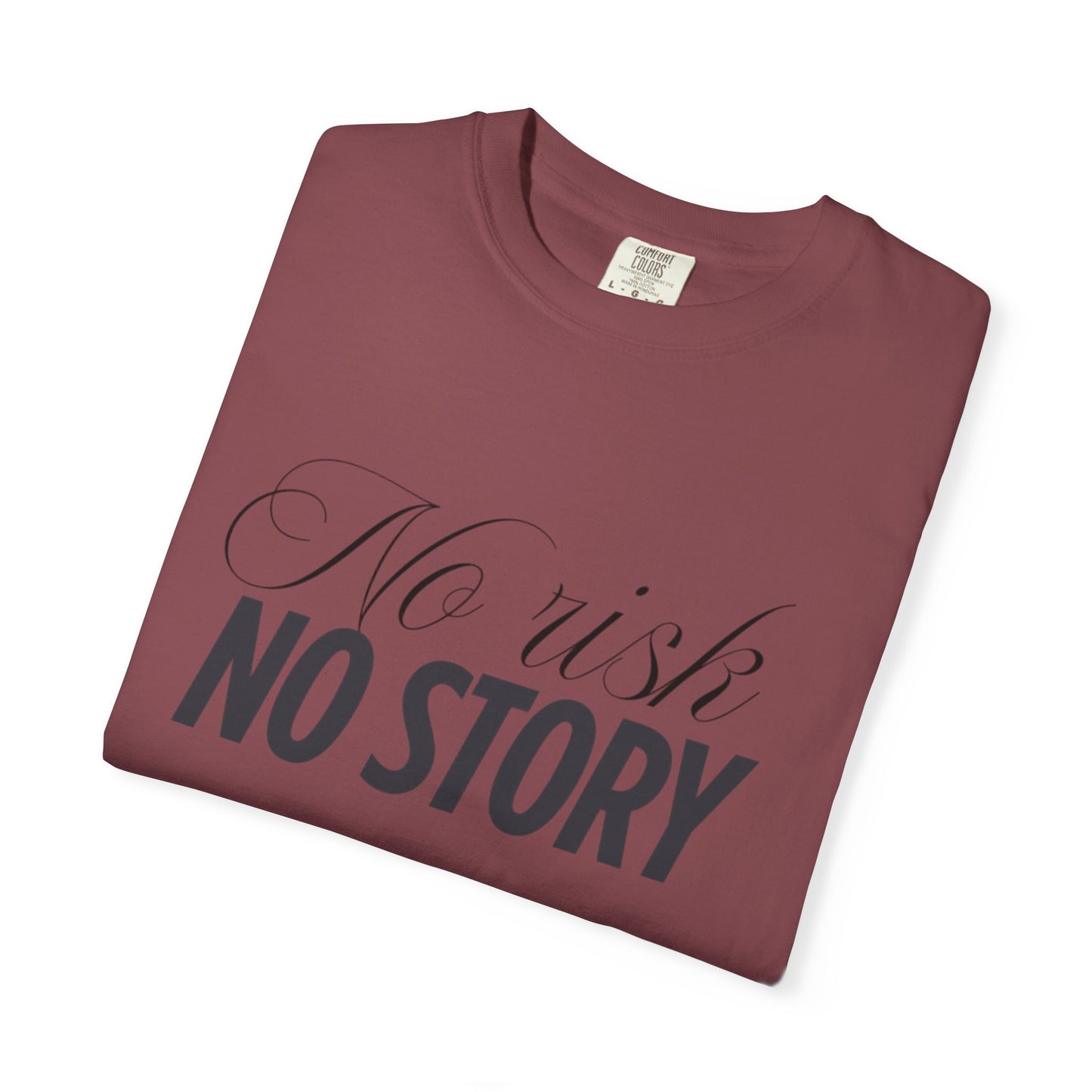 Unisex Garment-Dyed T-shirt - No risk, no story