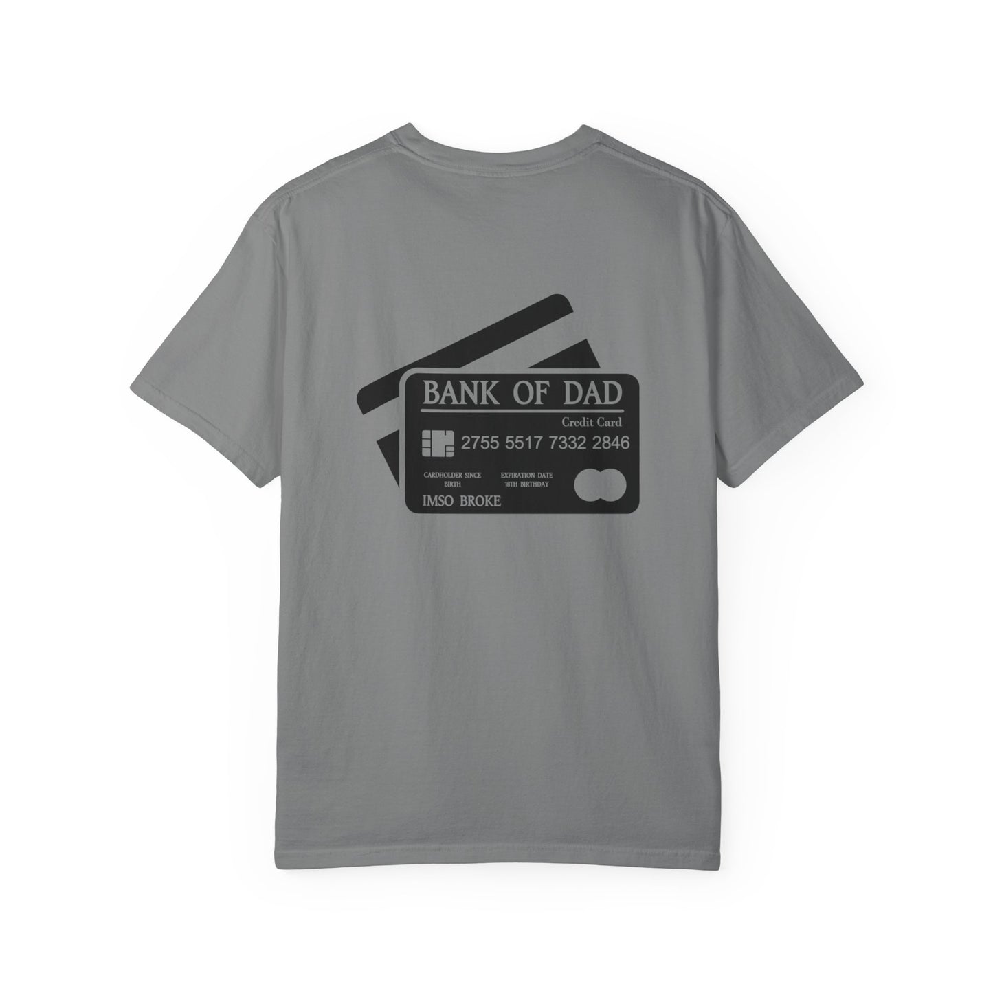 Funny Fathers Day Unisex T-Shirt - "Bank of Dad" Design