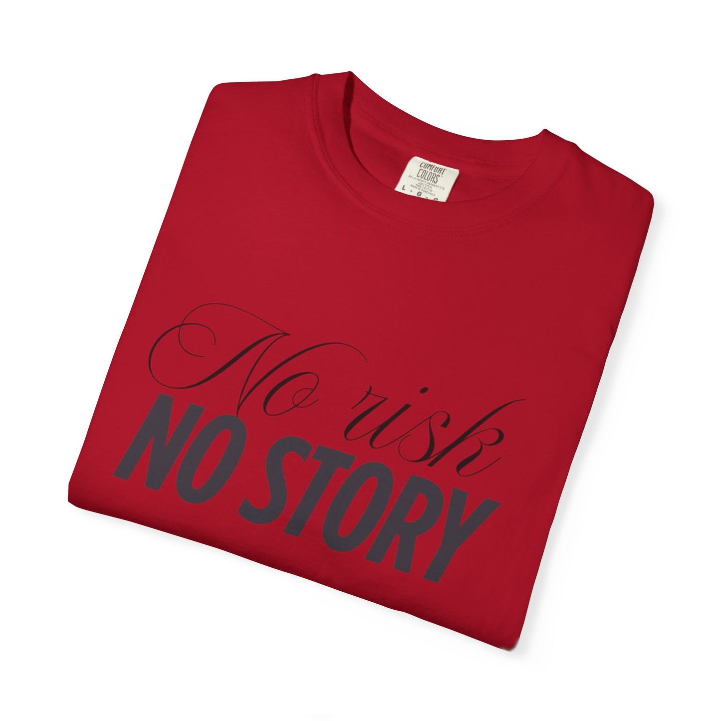Unisex Garment-Dyed T-shirt - No risk, no story