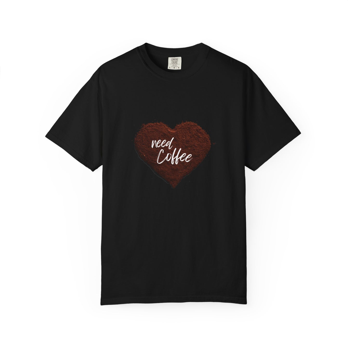 Casual Coffee Lover T-shirt - "Need Coffee" Design