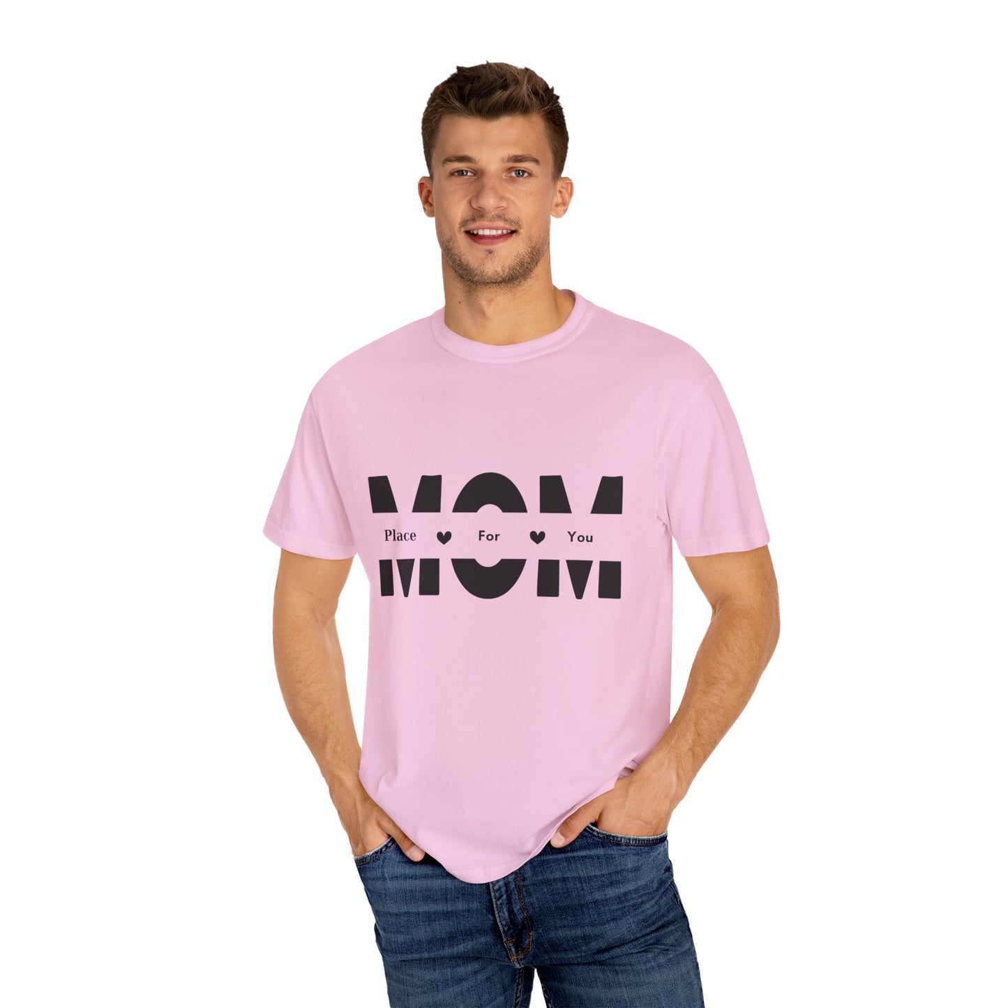 Heartfelt MOM Unisex Garment-Dyed T-Shirt - Perfect Gift for Mother's Day