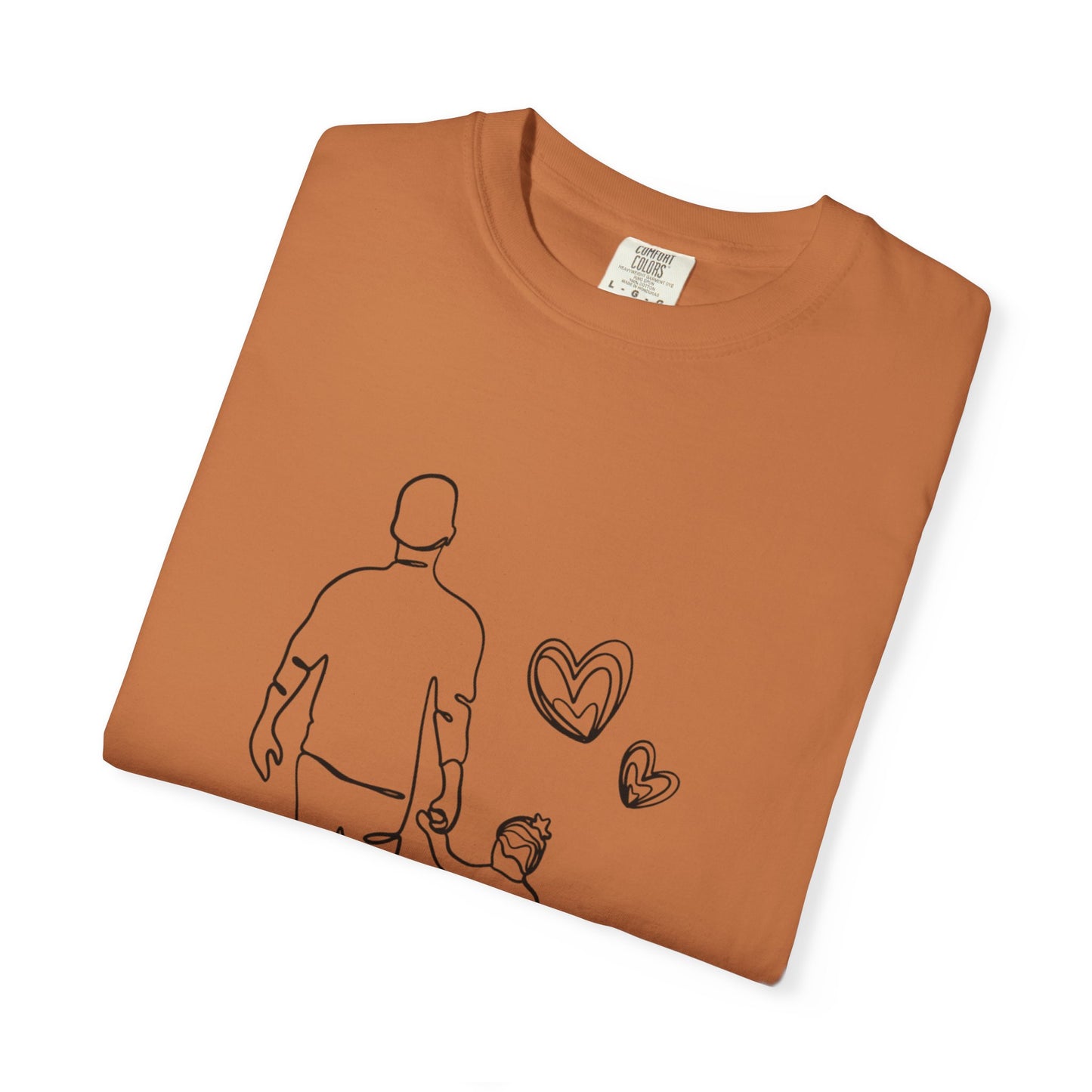 Personalized Fathers Day T-Shirt - Customizable for Dad and Child