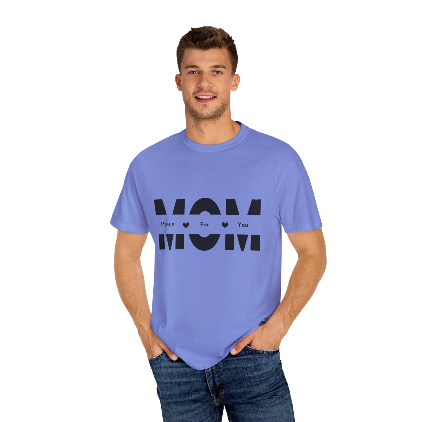 Heartfelt MOM Unisex Garment-Dyed T-Shirt - Perfect Gift for Mother's Day
