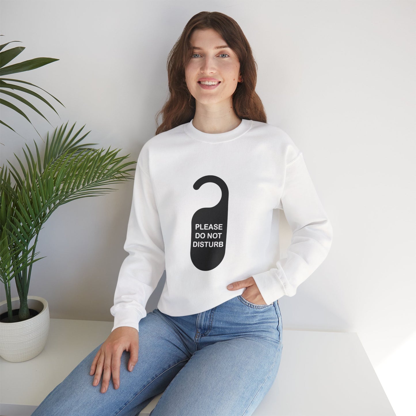Unisex Heavy Blend™ Crewneck Sweatshirt - "Please Do Not Disturb"