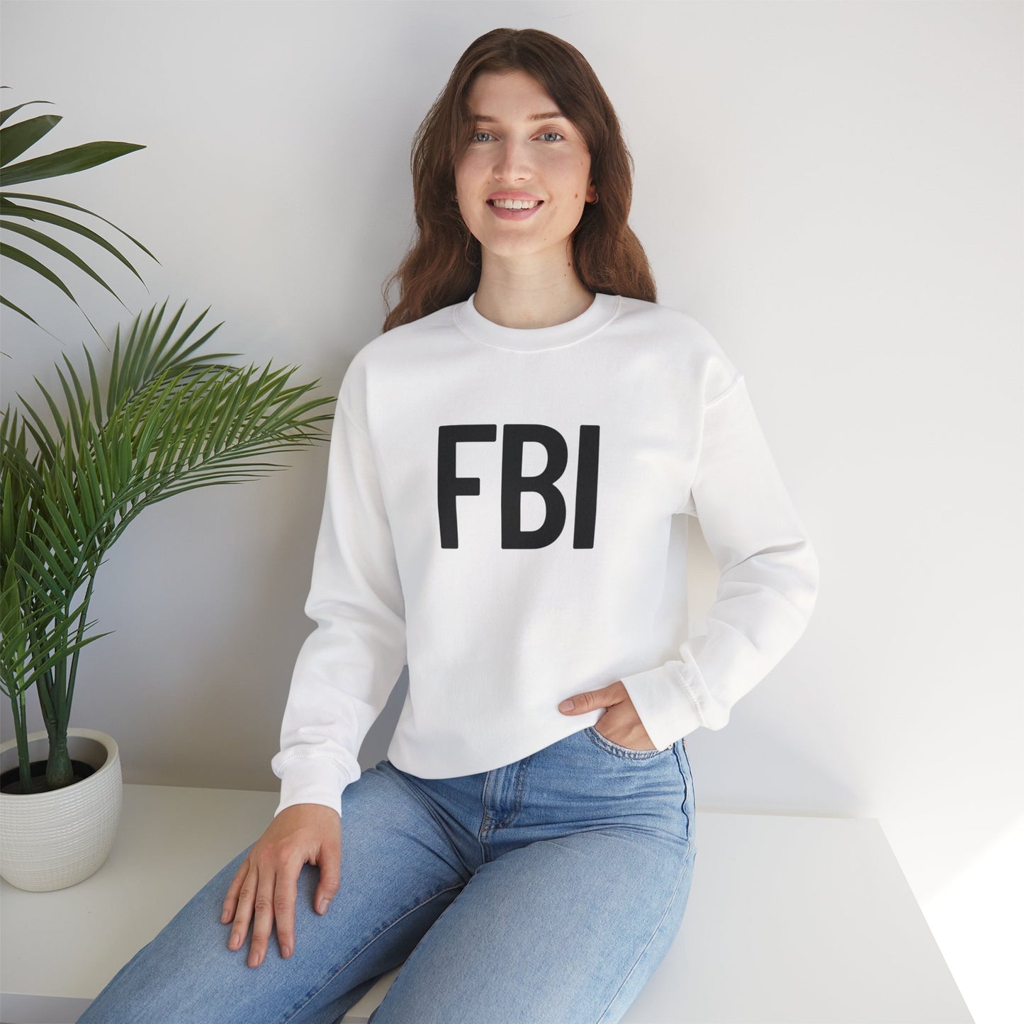 FBI Crewneck Sweatshirt - Unisex Heavy Blend™ | Comfy Casual Style