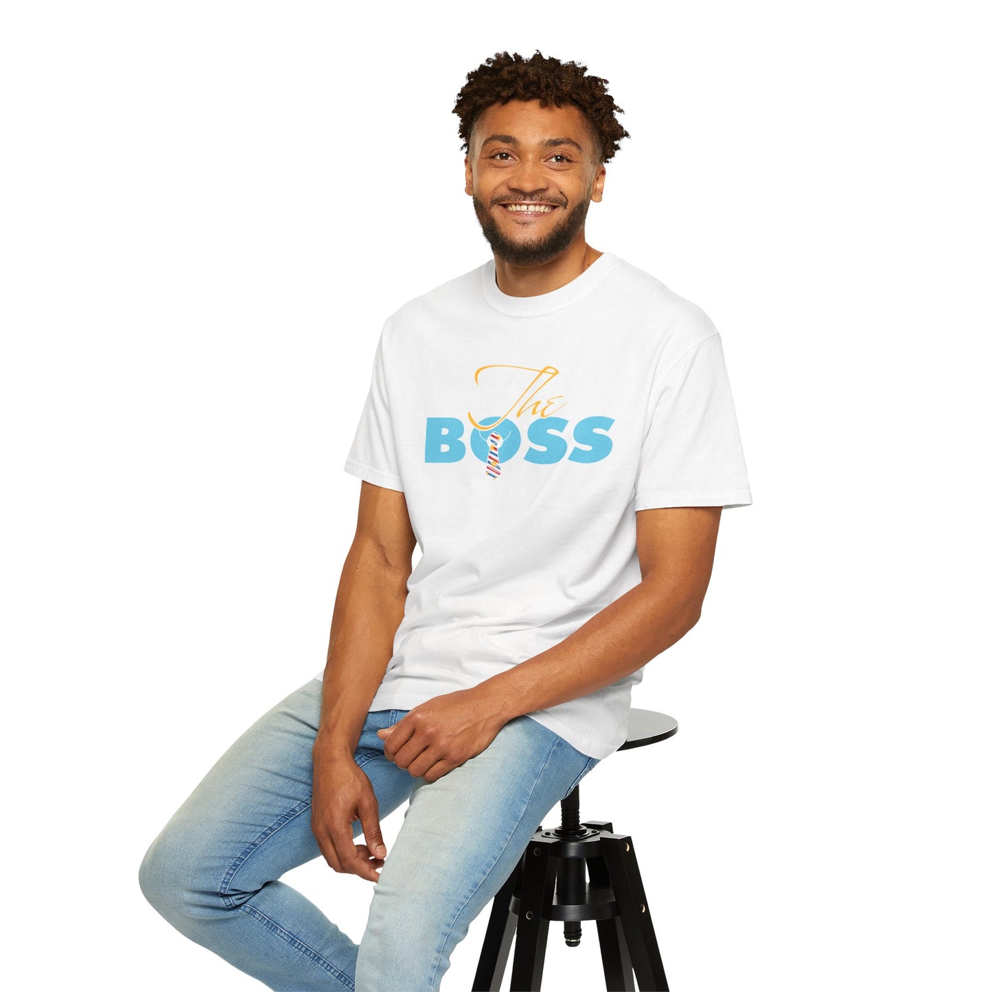 Unisex Boss Graphic T-Shirt Fathers Day – Stylish Gift for Barbers & Entrepreneurs