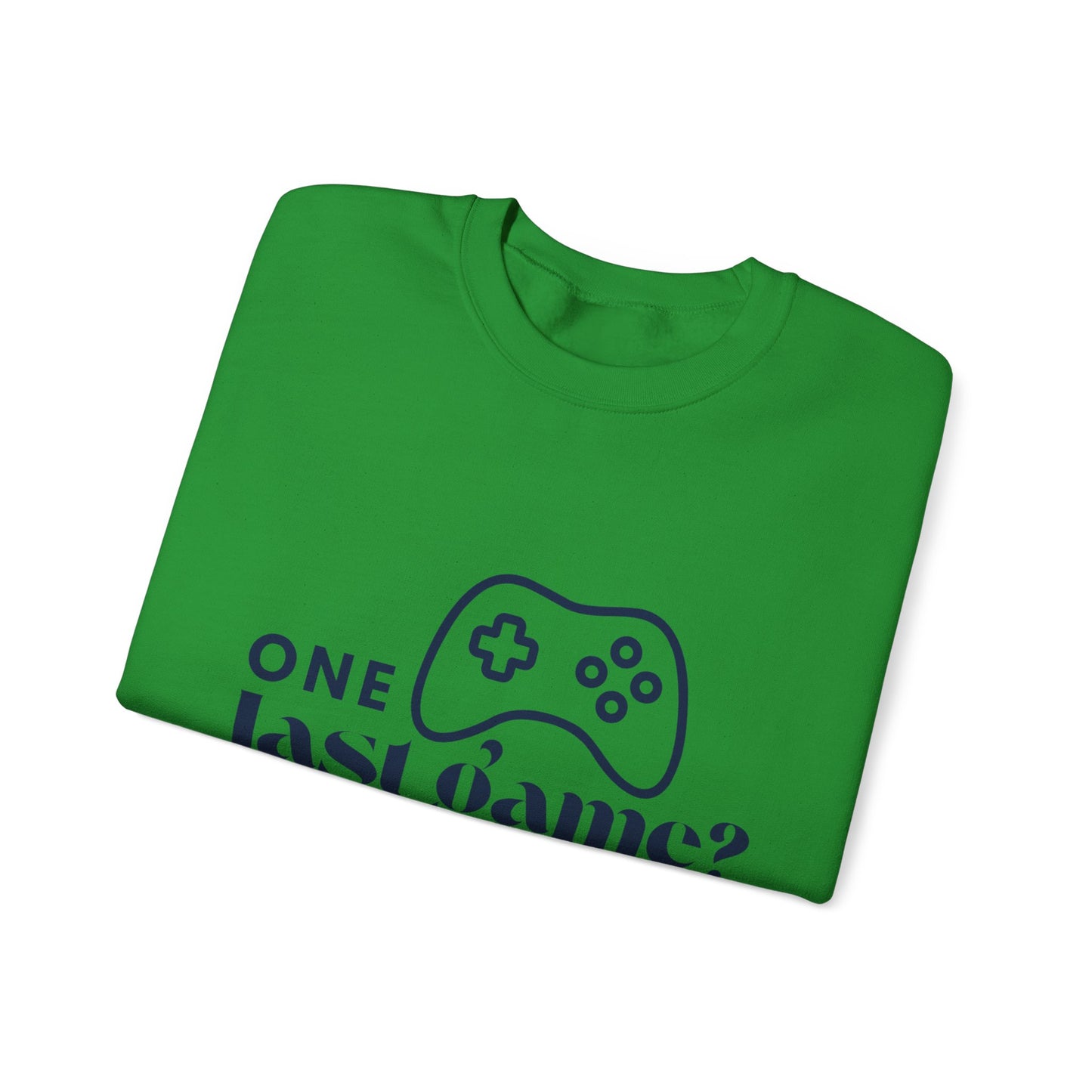 One Last Game? Crewneck Sweatshirt – 'One Last Game?' – Unisex Heavy Blend™