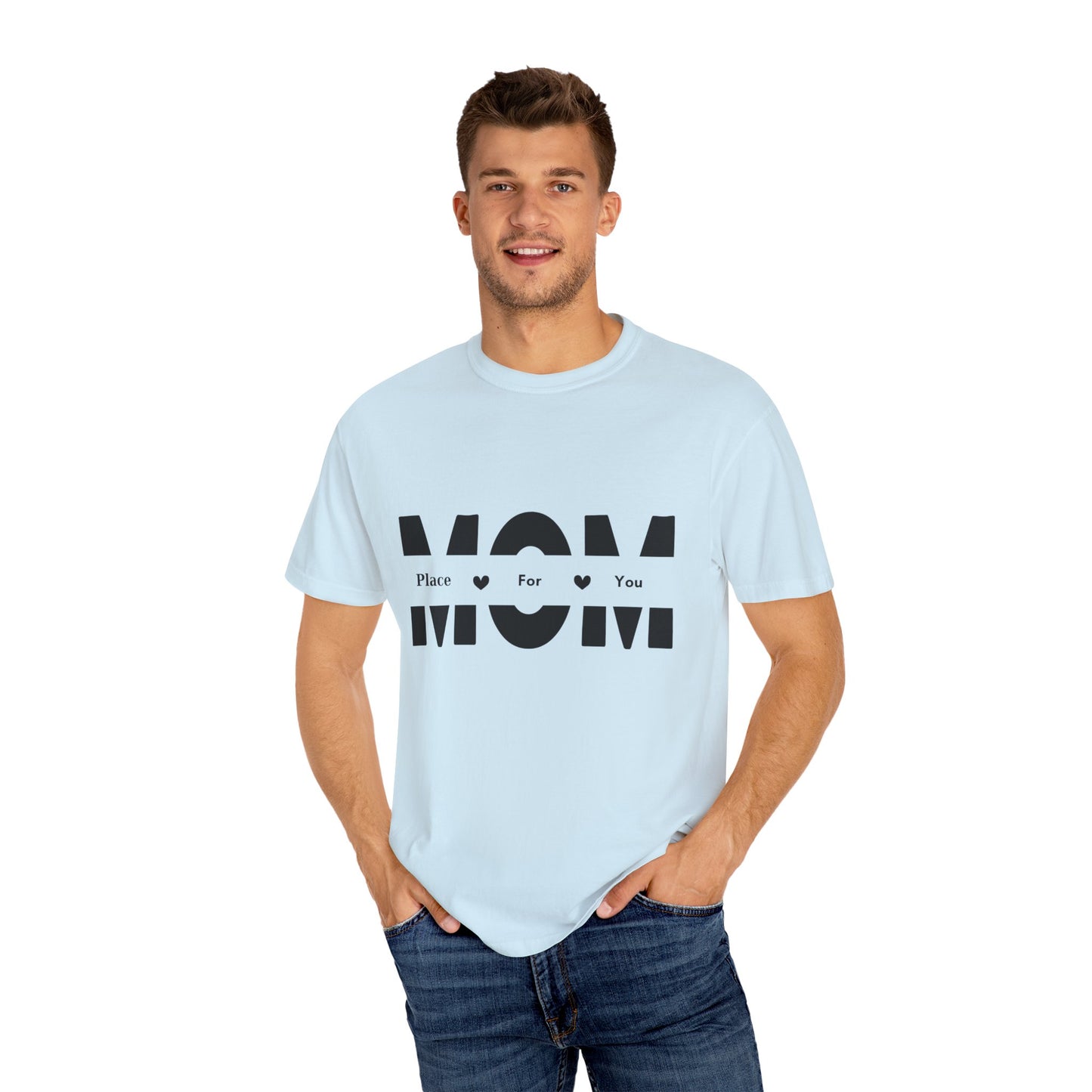 Heartfelt MOM Unisex Garment-Dyed T-Shirt - Perfect Gift for Mother's Day