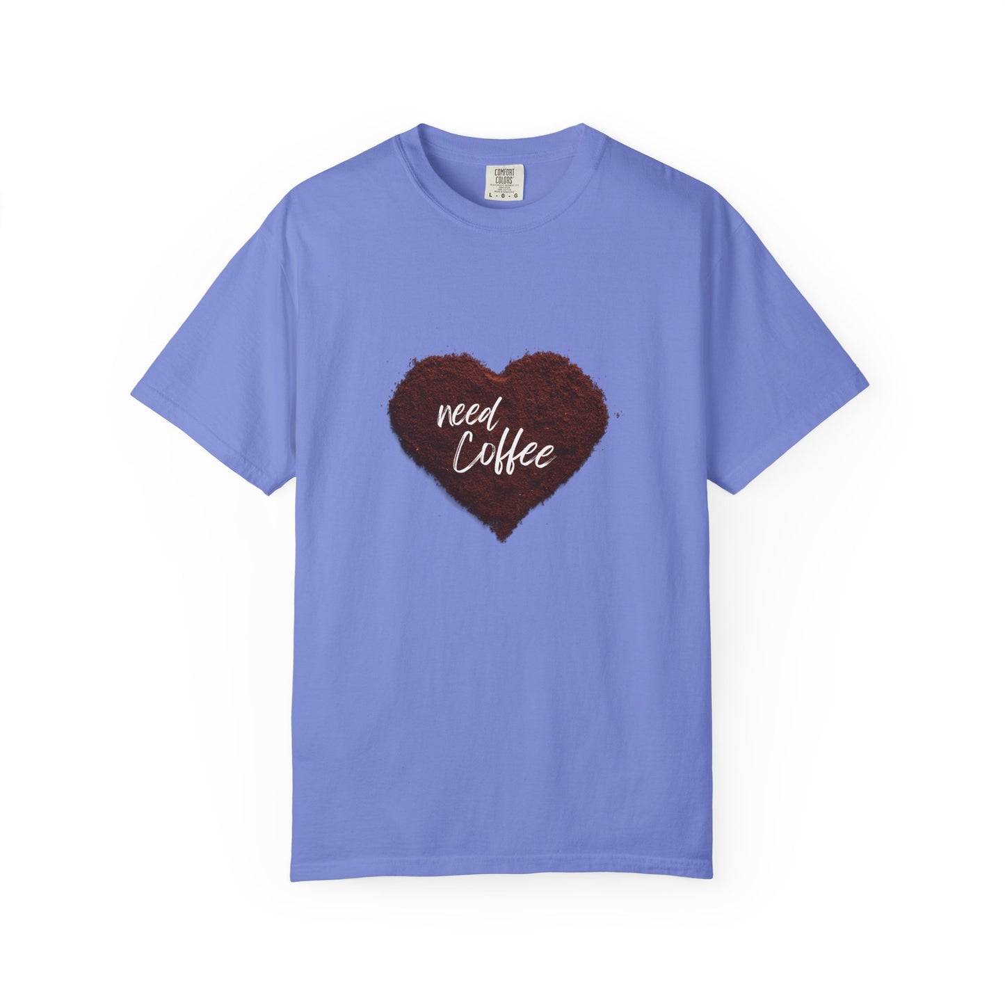 Casual Coffee Lover T-shirt - "Need Coffee" Design