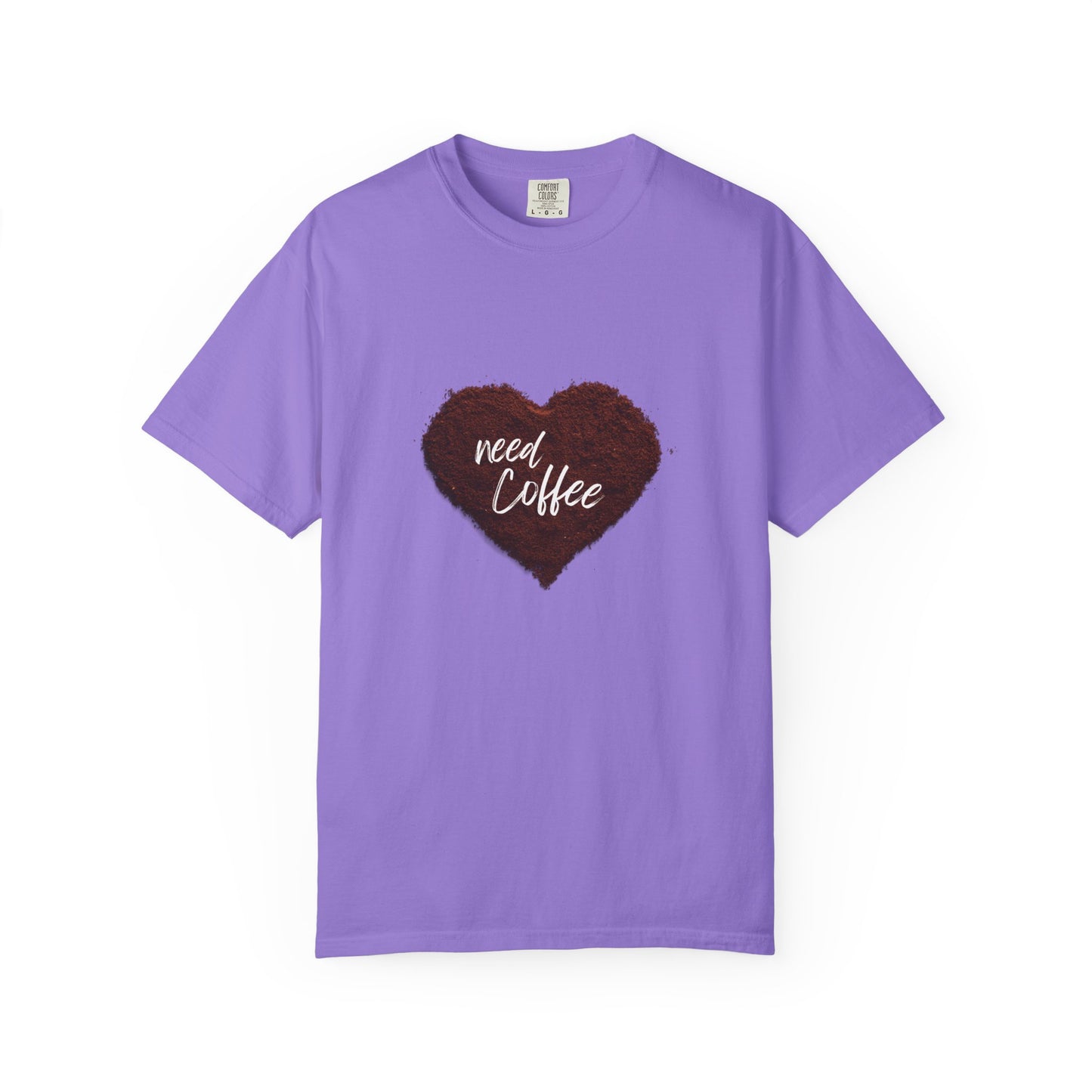 Casual Coffee Lover T-shirt - "Need Coffee" Design