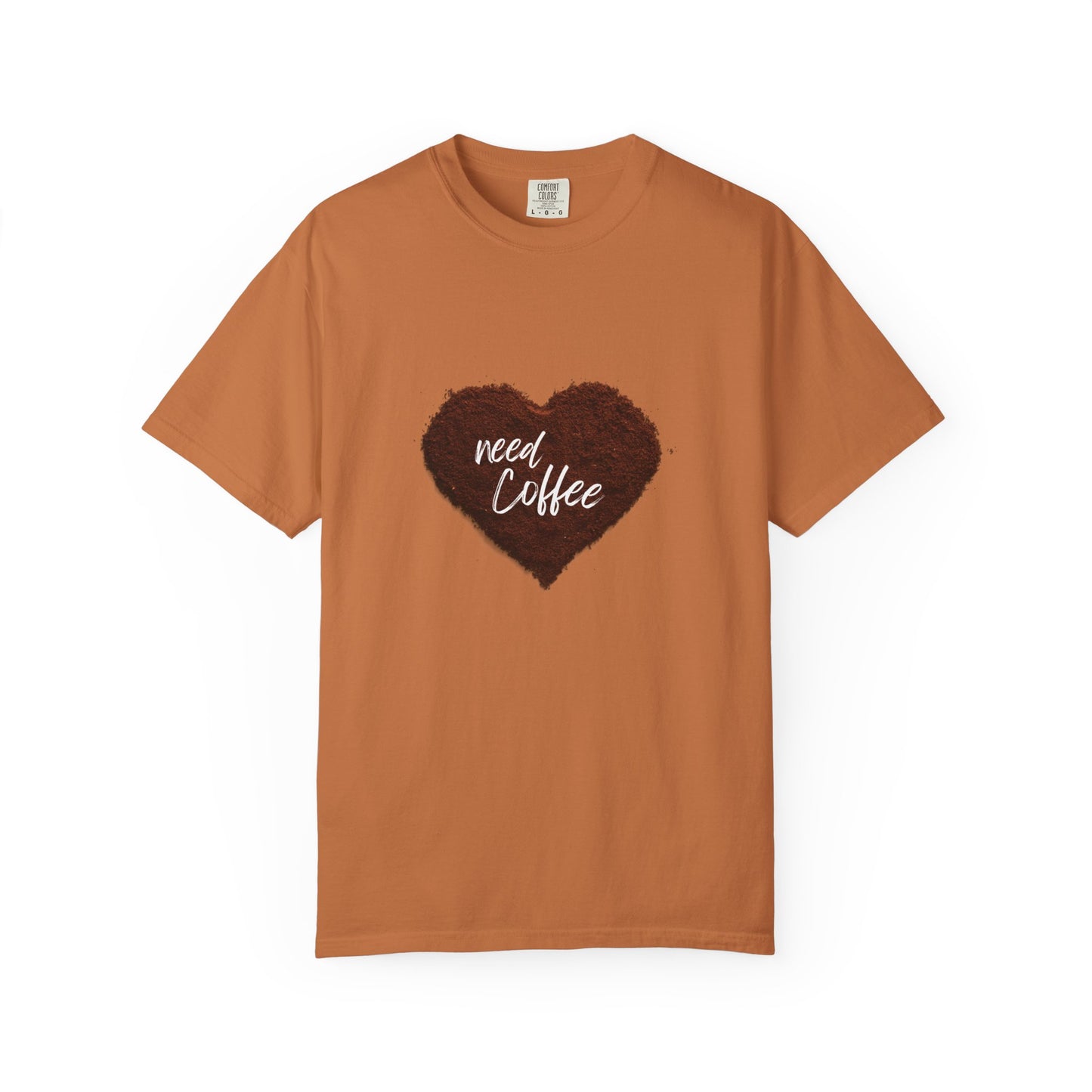 Casual Coffee Lover T-shirt - "Need Coffee" Design