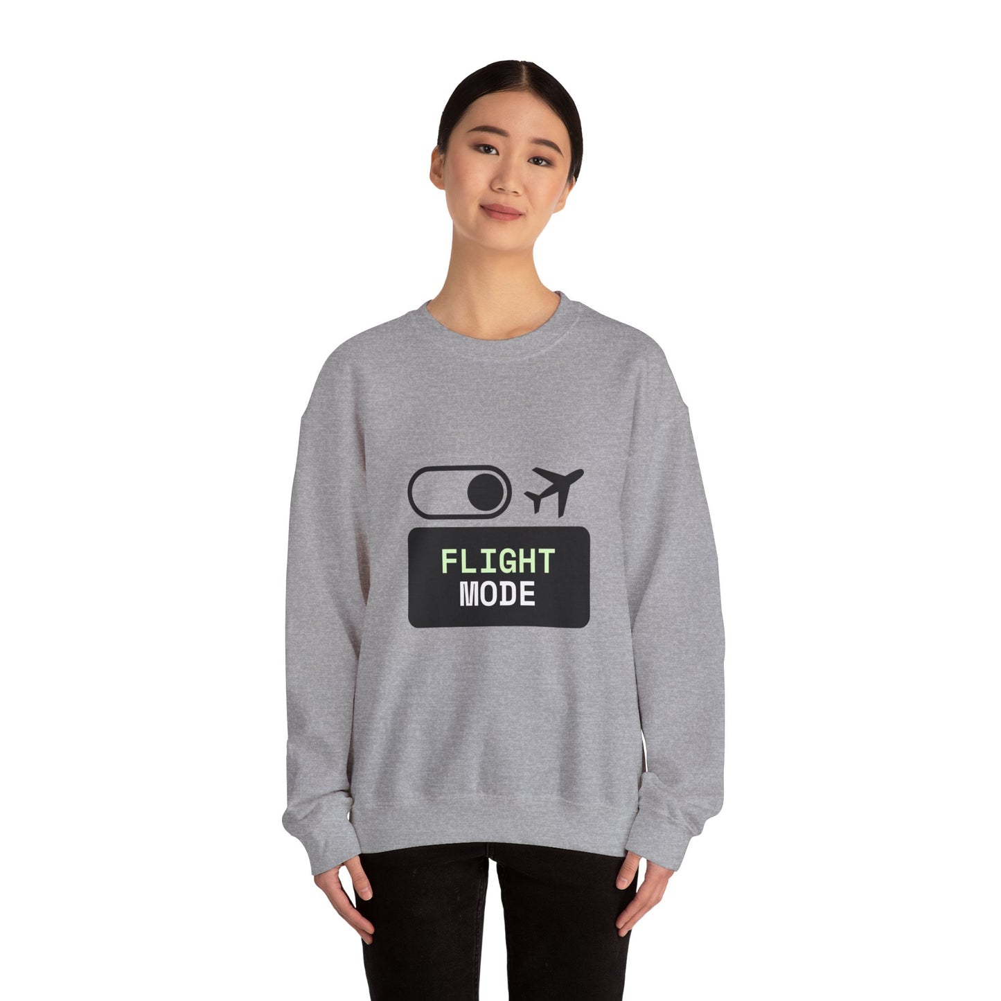 Flight Mode Crewneck Sweatshirt - Unisex Heavy Blend™