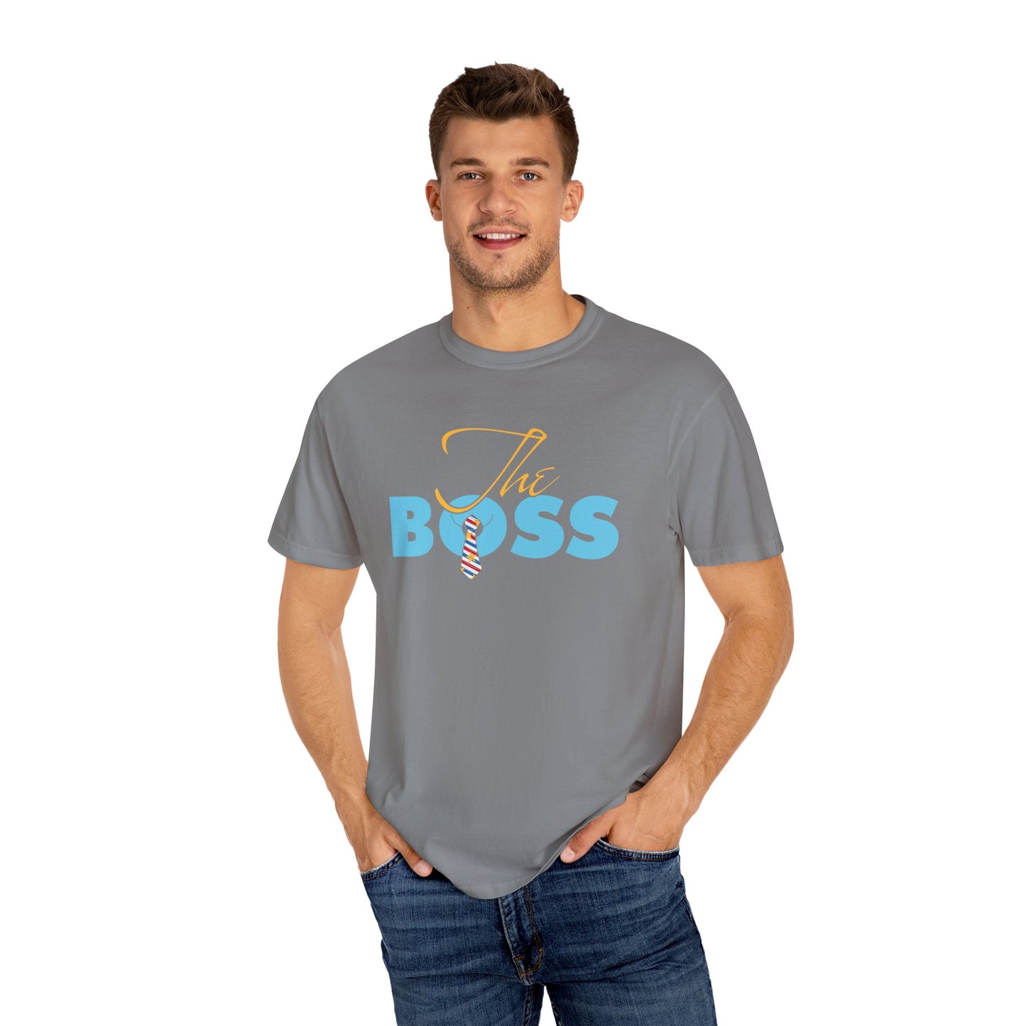 Unisex Boss Graphic T-Shirt Fathers Day – Stylish Gift for Barbers & Entrepreneurs
