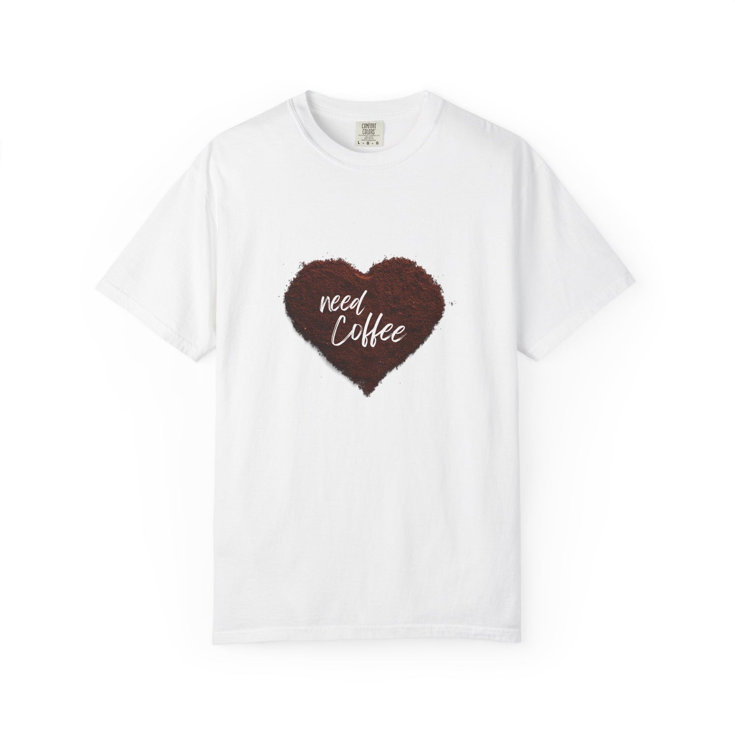 Casual Coffee Lover T-shirt - "Need Coffee" Design