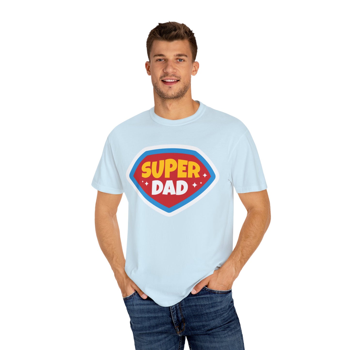 Super Dad Unisex Garment-Dyed T-Shirt - Perfect Gift for Father's Day