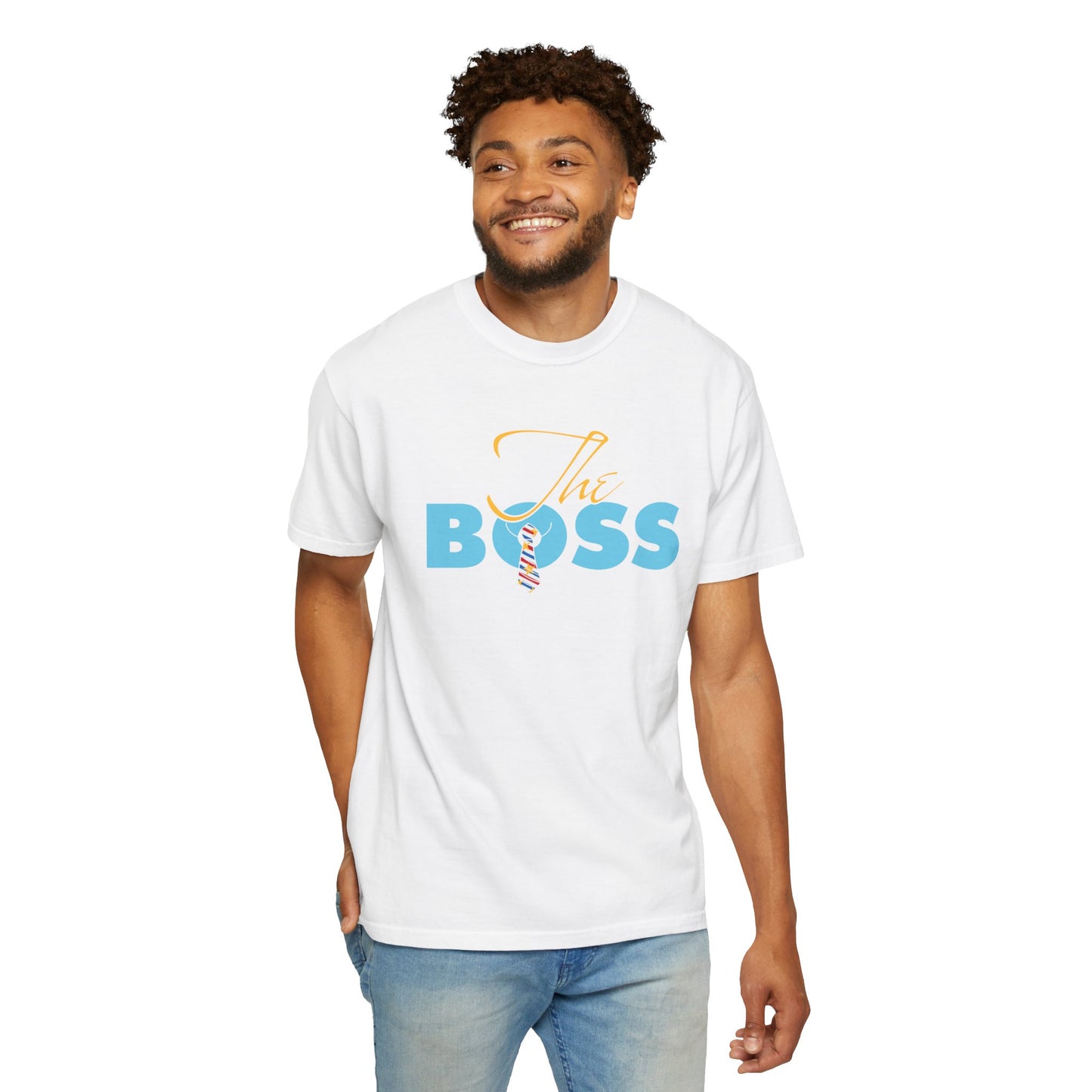 Unisex Boss Graphic T-Shirt Fathers Day – Stylish Gift for Barbers & Entrepreneurs