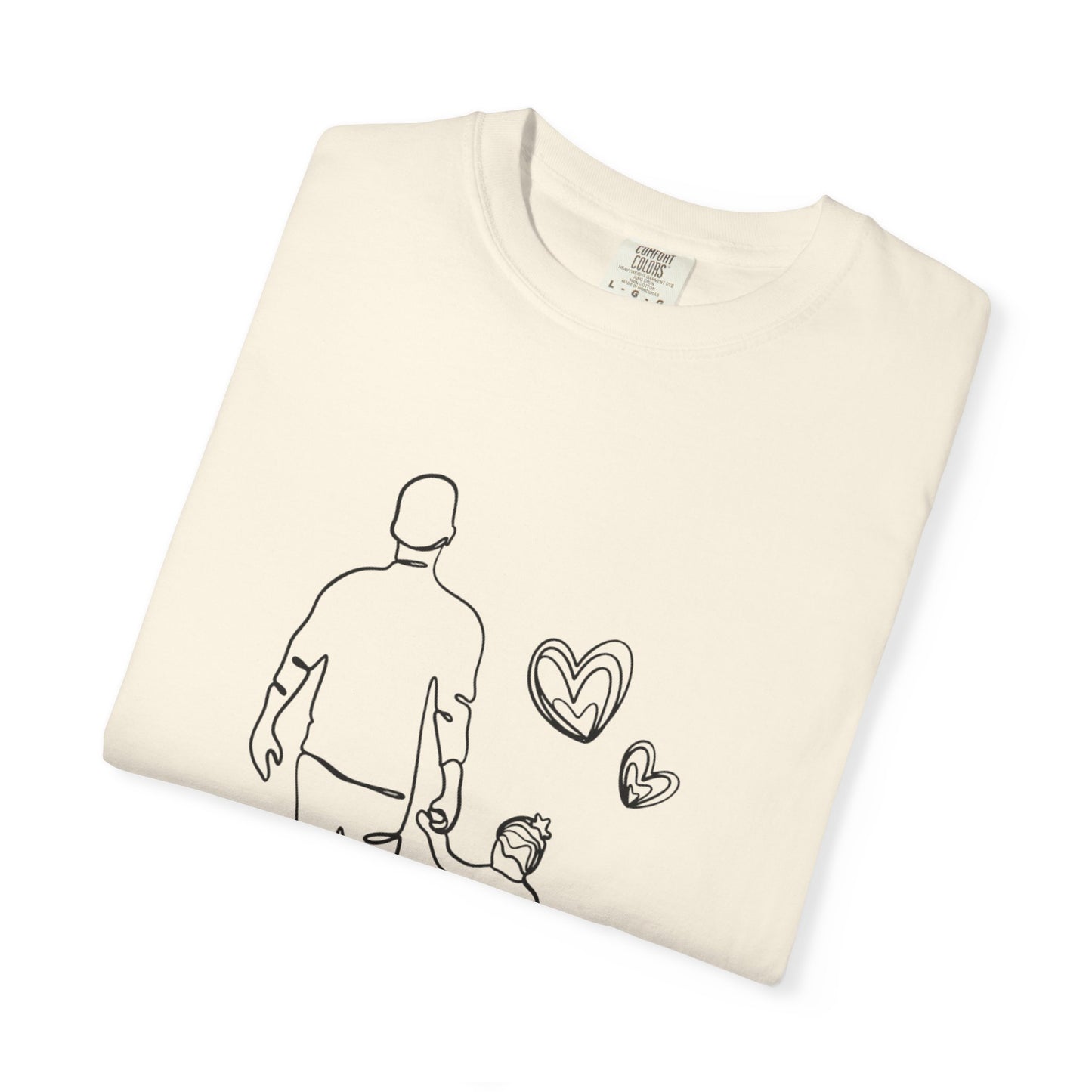 Personalized Fathers Day T-Shirt - Customizable for Dad and Child