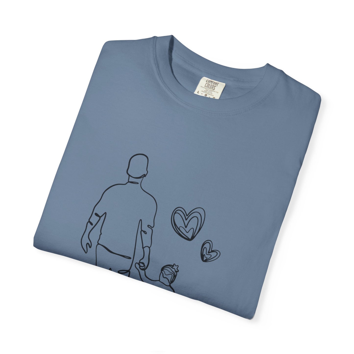 Personalized Fathers Day T-Shirt - Customizable for Dad and Child