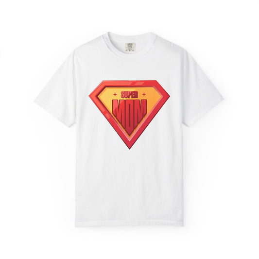 Super Mom Unisex Garment-Dyed T-Shirt - Perfect Gift for Mother's Day