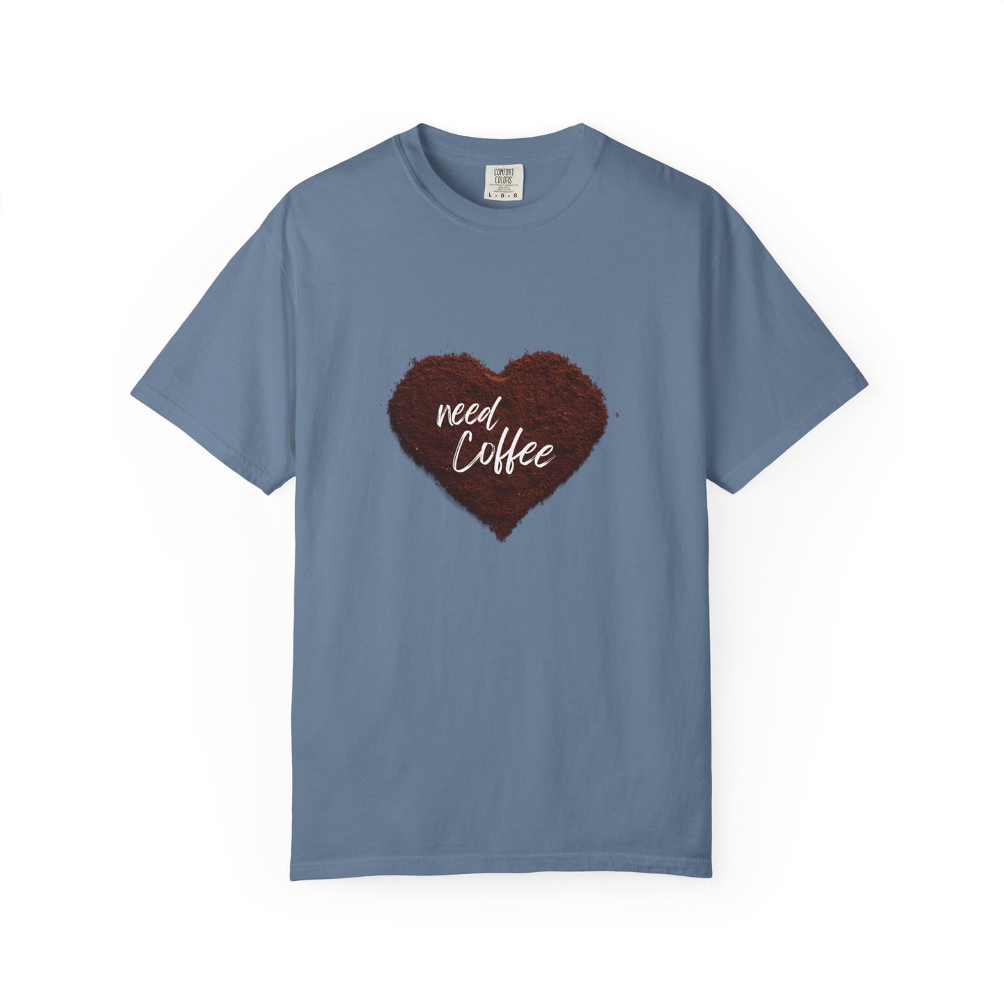 Casual Coffee Lover T-shirt - "Need Coffee" Design