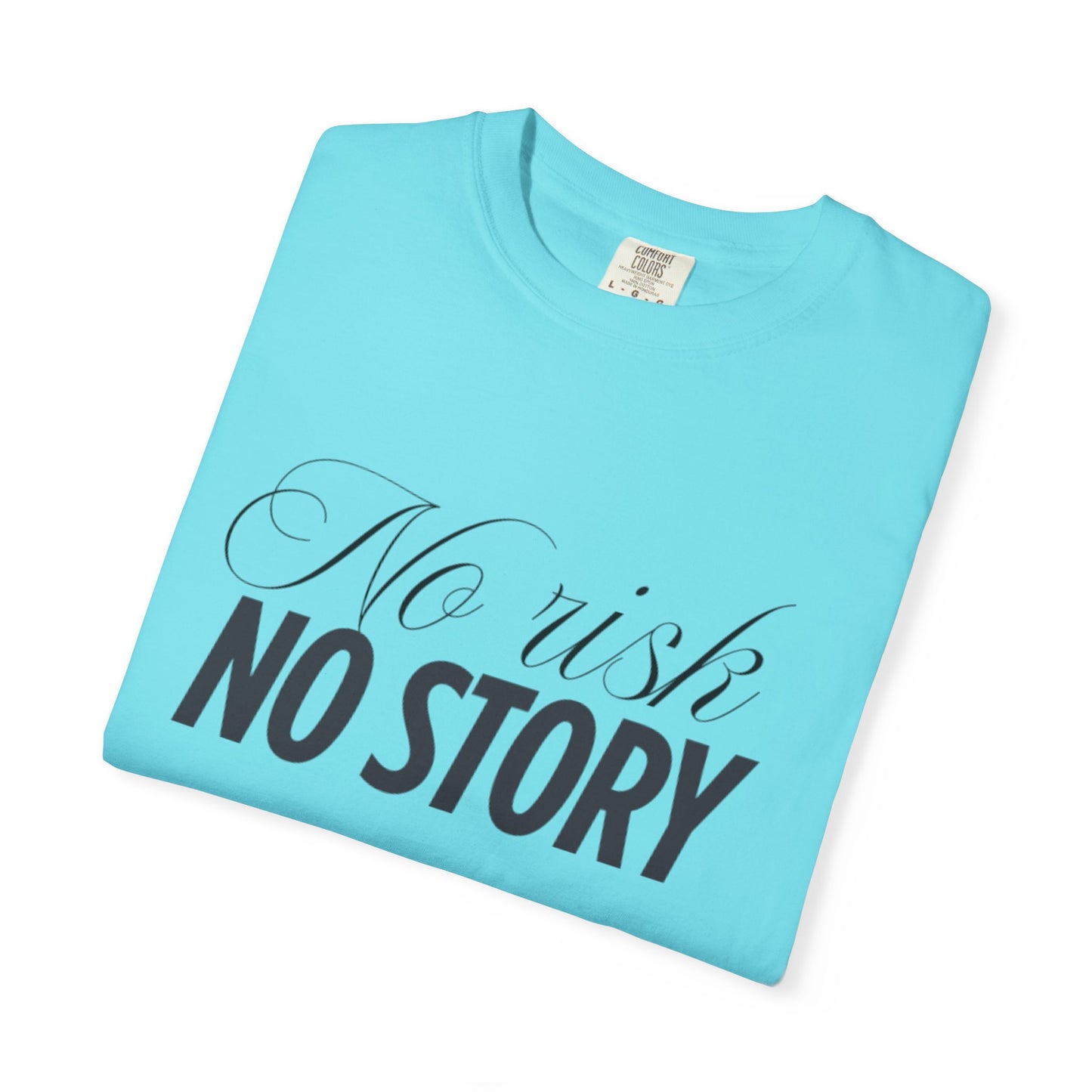 Unisex Garment-Dyed T-shirt - No risk, no story