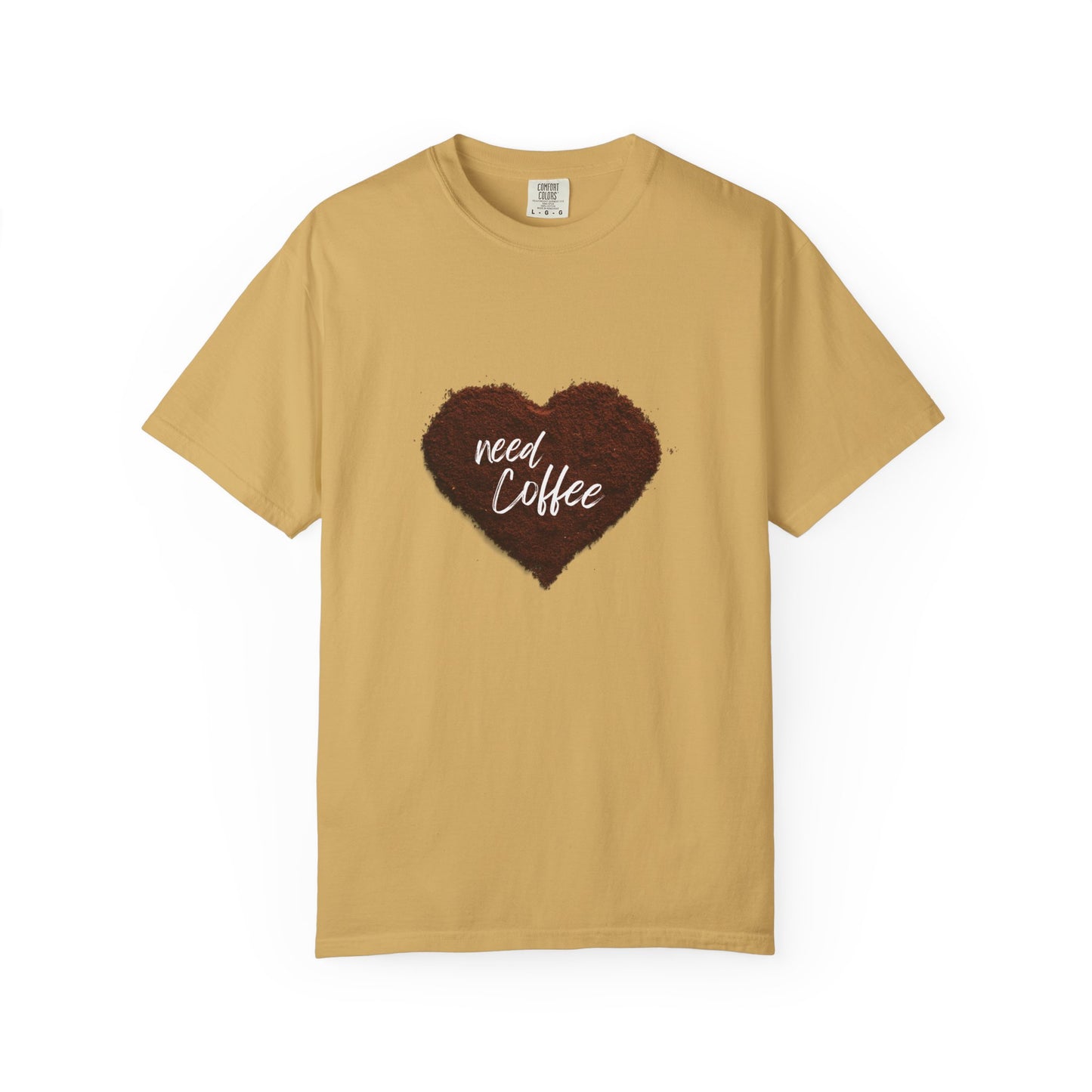 Casual Coffee Lover T-shirt - "Need Coffee" Design
