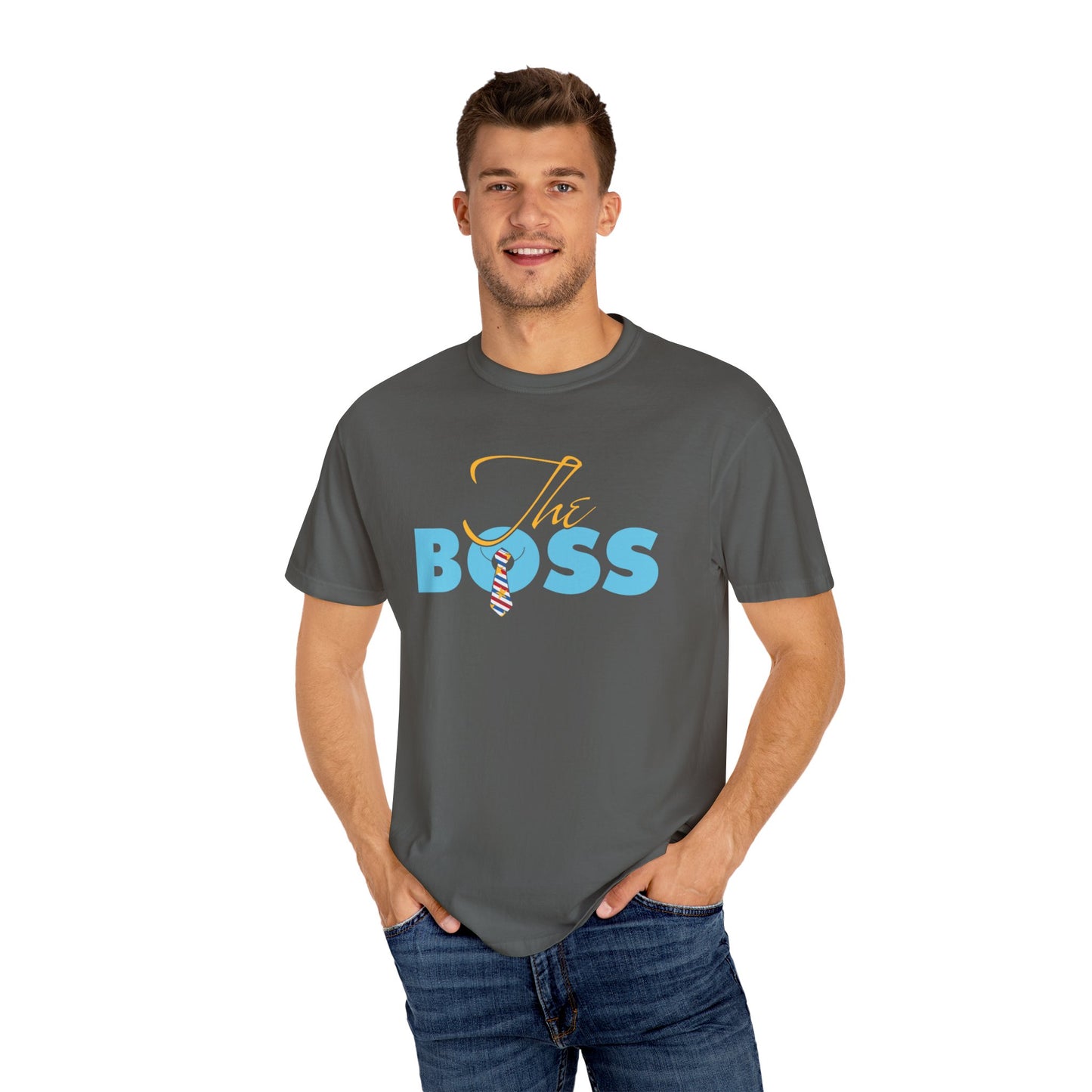 Unisex Boss Graphic T-Shirt Fathers Day – Stylish Gift for Barbers & Entrepreneurs