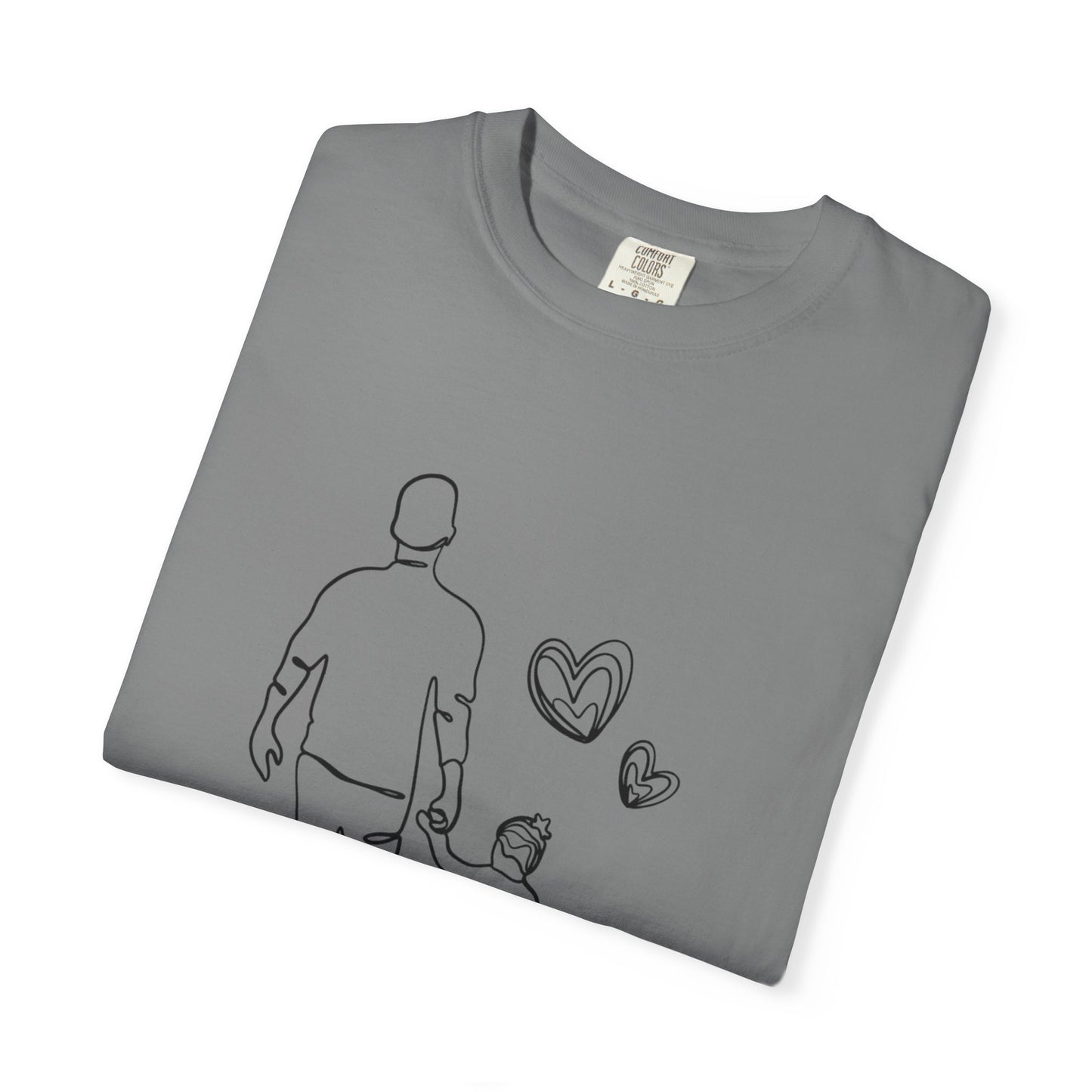 Personalized Fathers Day T-Shirt - Customizable for Dad and Child