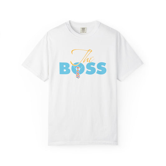 Unisex Boss Graphic T-Shirt Fathers Day – Stylish Gift for Barbers & Entrepreneurs