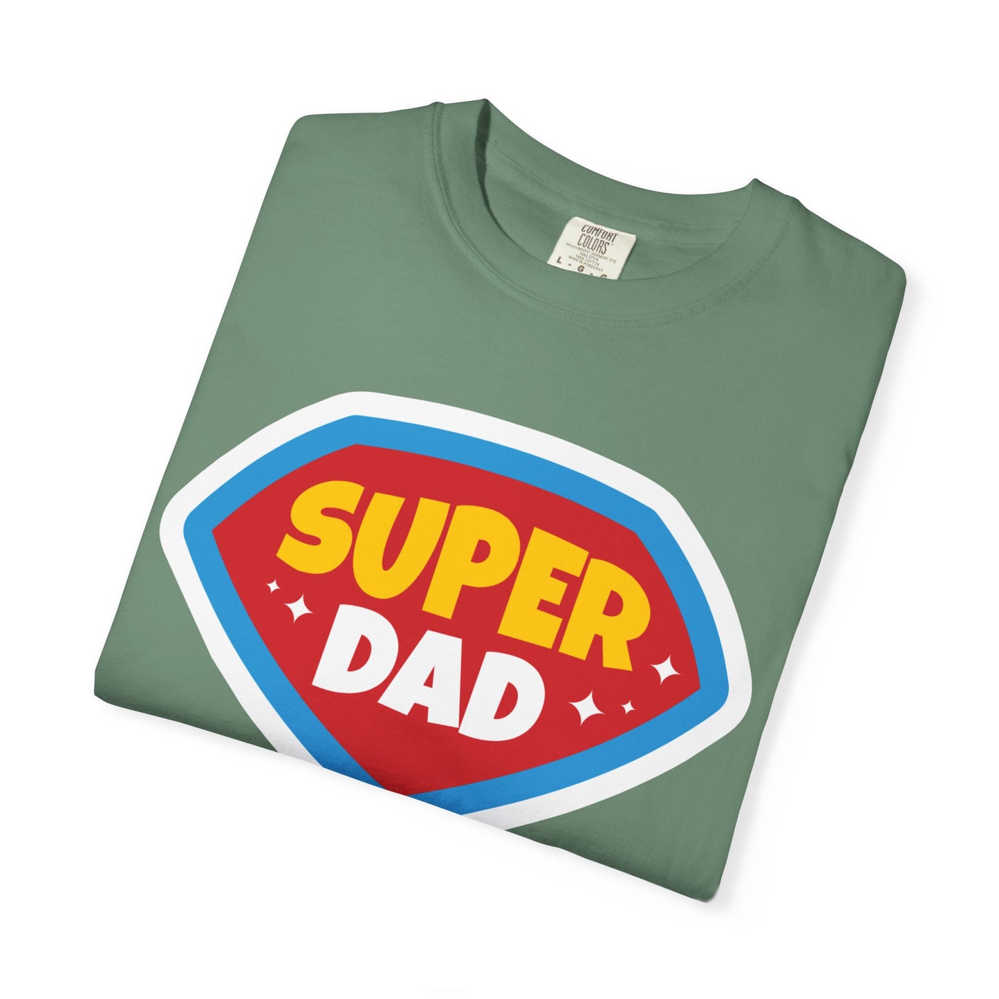 Super Dad Unisex Garment-Dyed T-Shirt - Perfect Gift for Father's Day