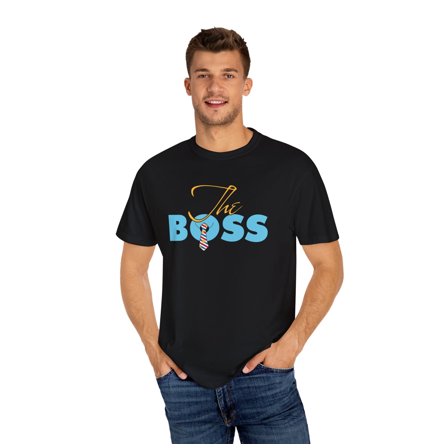 Unisex Boss Graphic T-Shirt Fathers Day – Stylish Gift for Barbers & Entrepreneurs