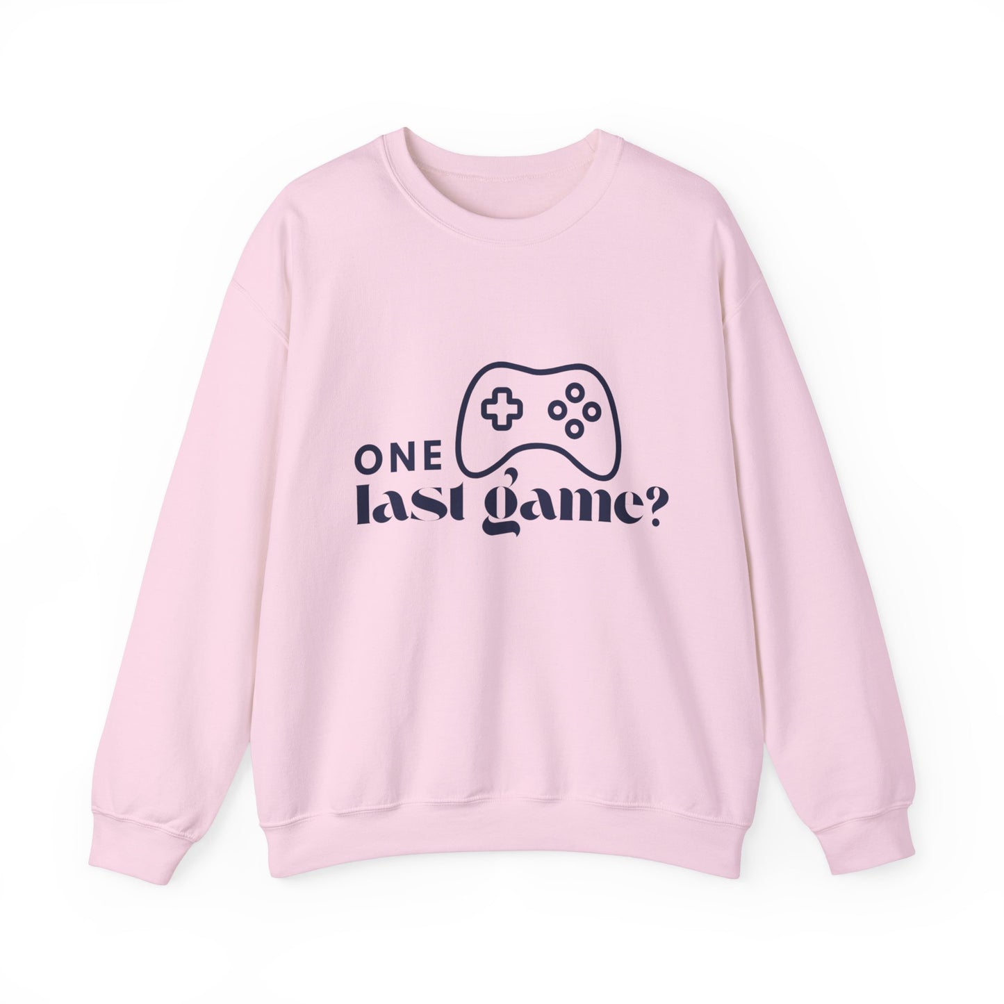 One Last Game? Crewneck Sweatshirt – 'One Last Game?' – Unisex Heavy Blend™