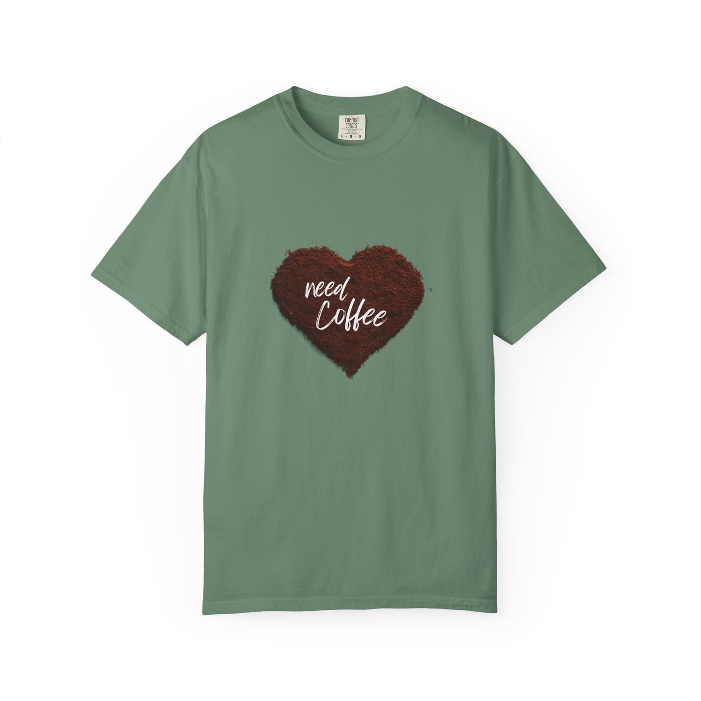 Casual Coffee Lover T-shirt - "Need Coffee" Design