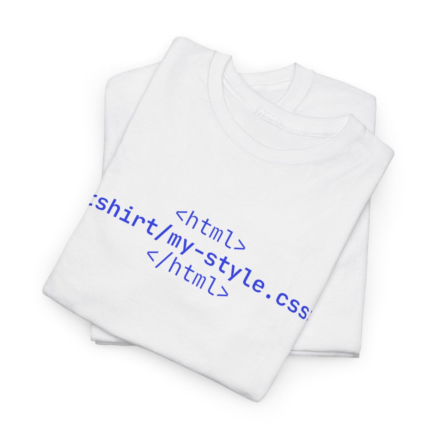 HTML Code Unisex Heavy Cotton Tee for Tech Lovers